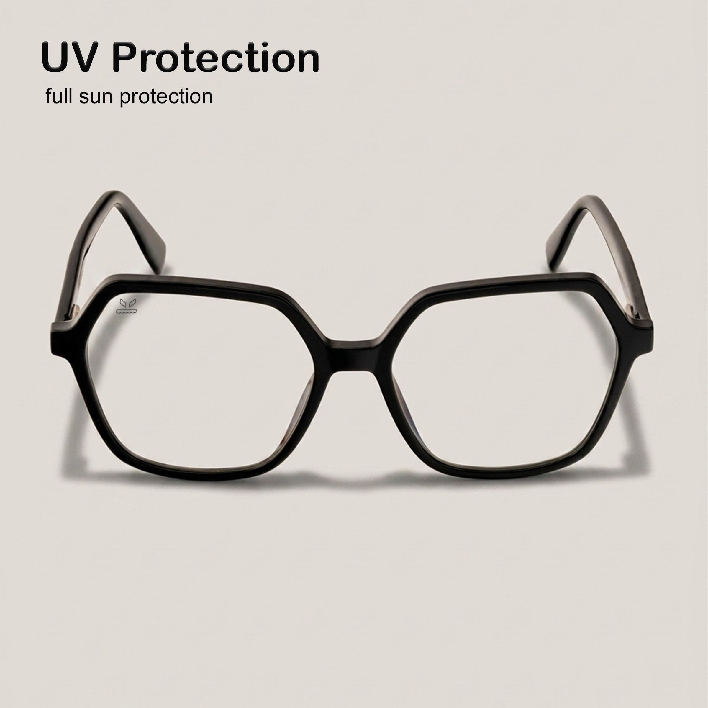 PERKEY Square Full Rim Computer Glasses for Women - OPTL0019-C1