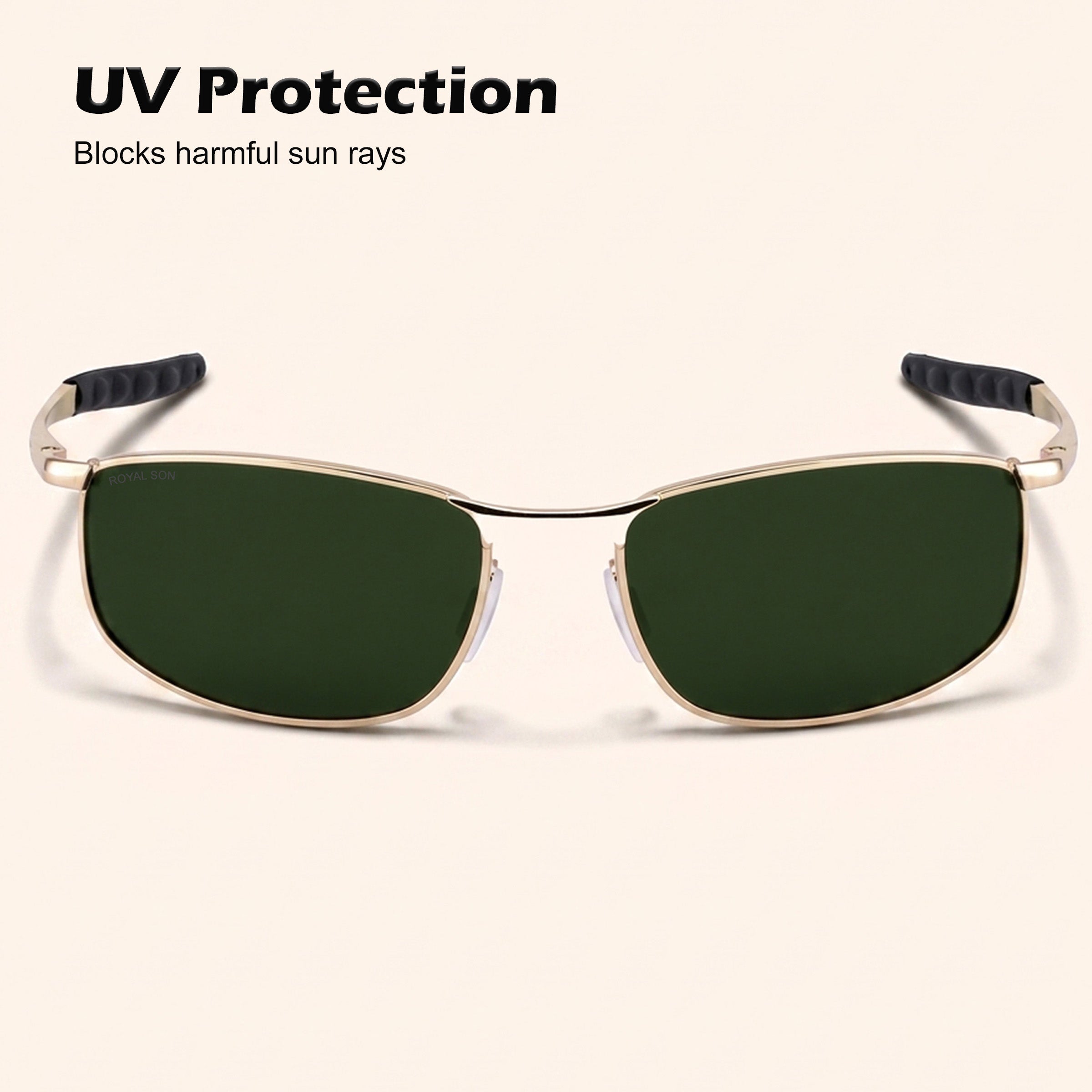 Royal Son Wrap-Around Polarized Men Sunglasses - CHI0083-C3
