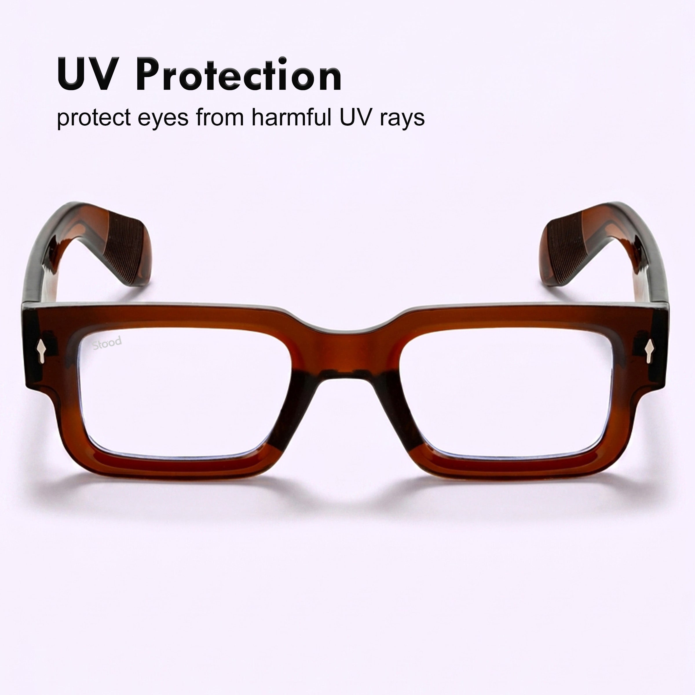 Stood Square Eye Protection Anti Glare Computer Glasses For Men & Women – SF-STD0014-C3