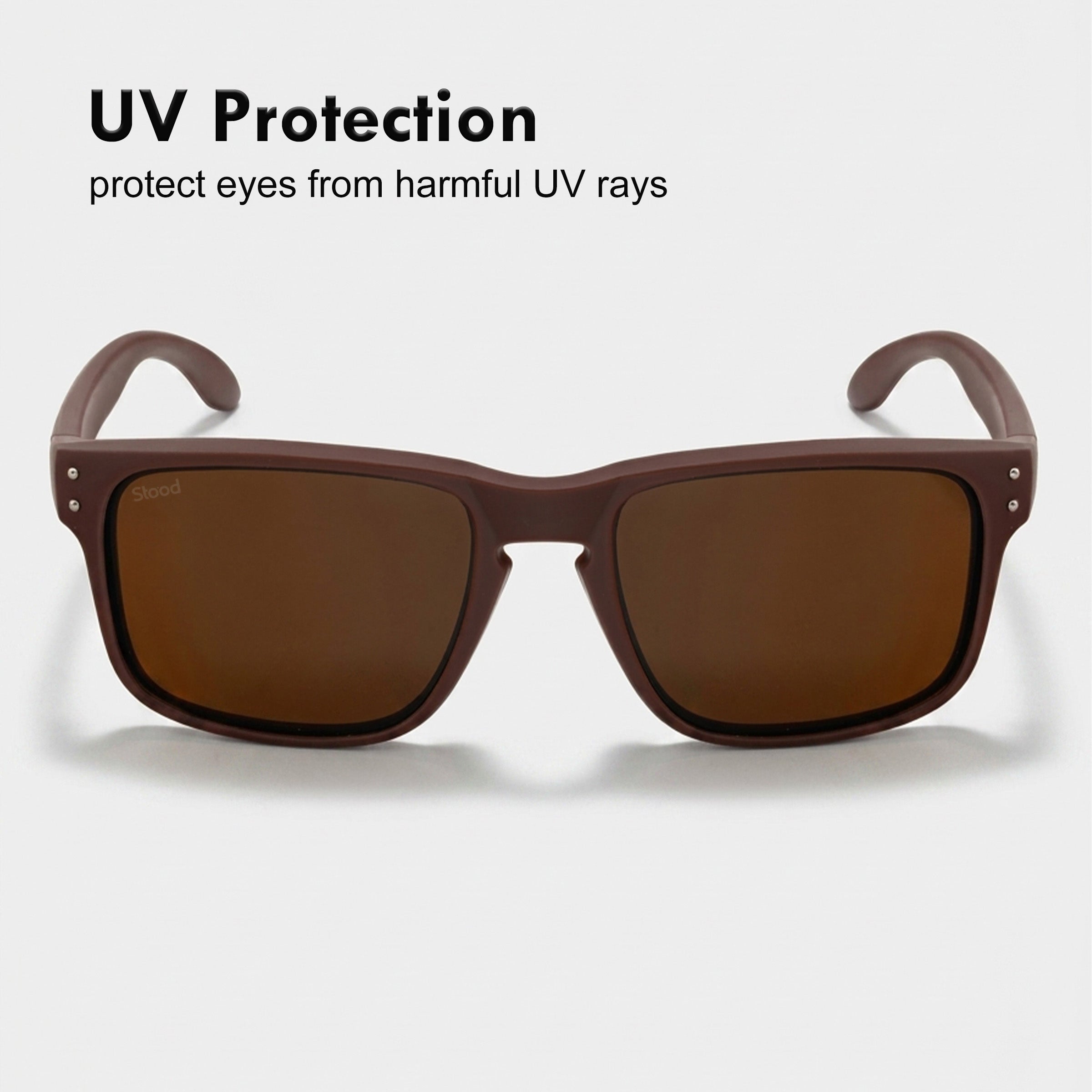 Stood Wraparound Sports Polarized UV Protection Goggles For Men & Women Sunglasses – SG-STD0020-C3