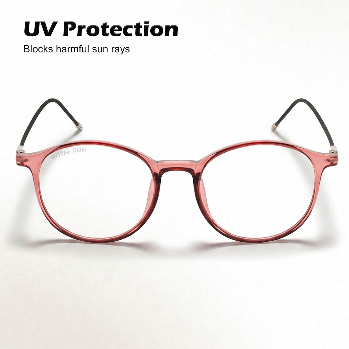 Royal Son Round  Blue Light Blocking Spectacles Frames Men Women  - SF0064-C5