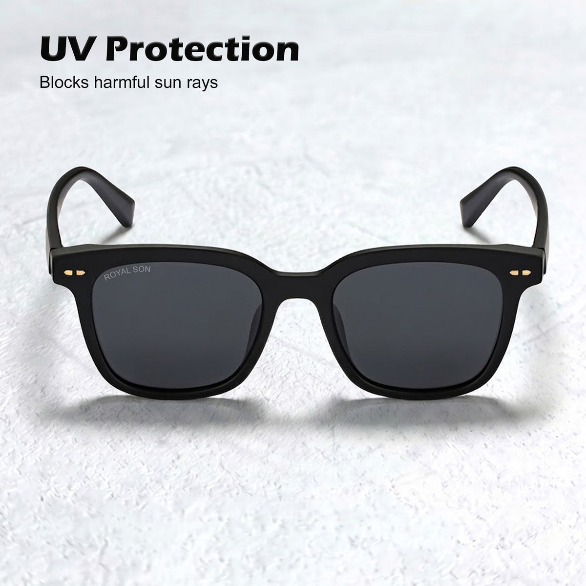 Royal Son Square UV Protection Men Women Sunglasses - CHI00127-C5