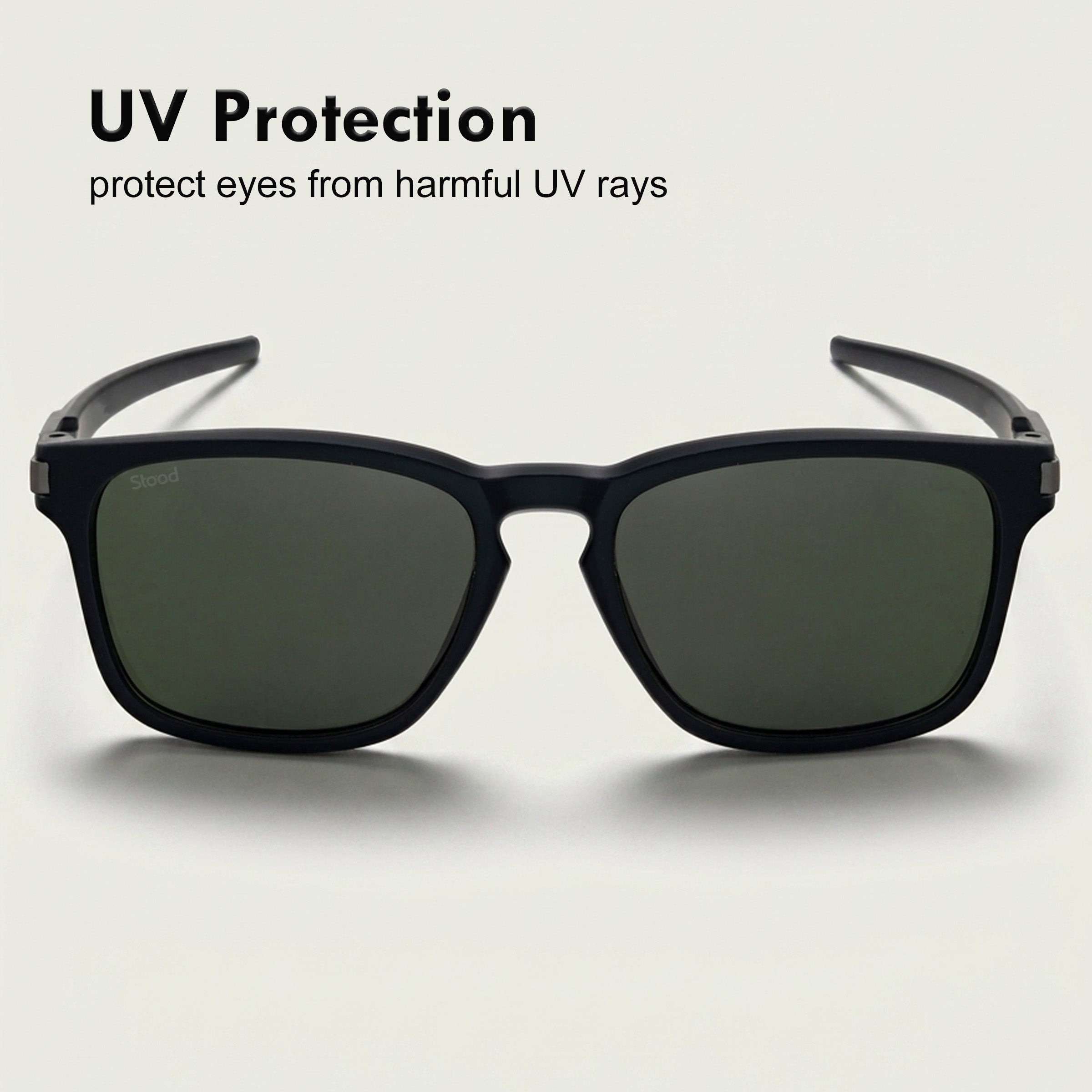 Stood Retro Square Polarized UV Protection Chashma For Men & Women New Style – SG-STD0019-C2