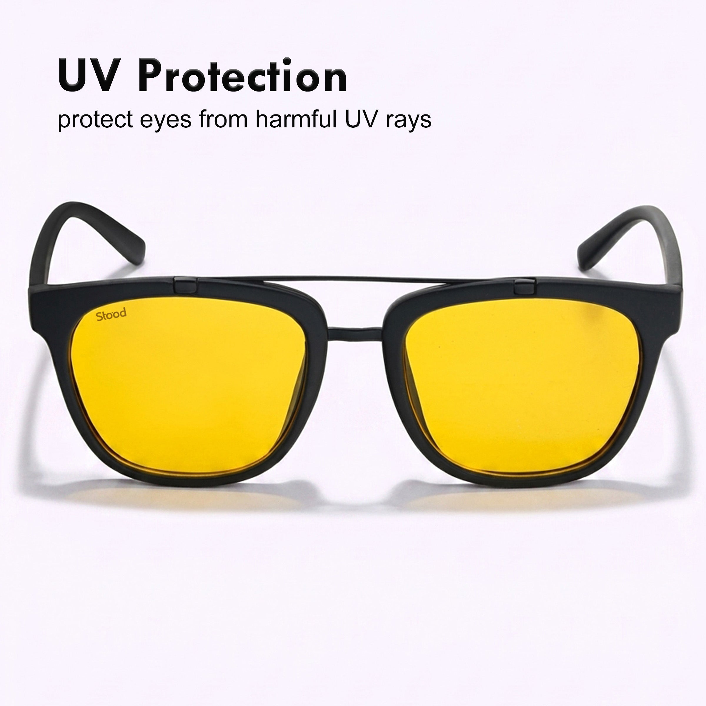 Stood Square Day Night Driving Sun Glasses For Men For Men & Women Stylish – SG-STD0021-C2