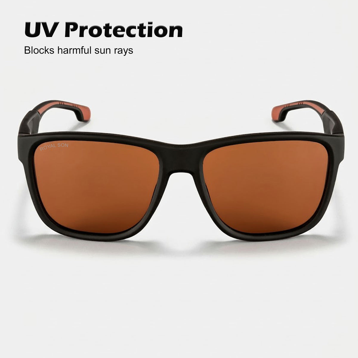 Royal Son Sports Black Polarized Sunglasses Men Women- CHI00173-C2