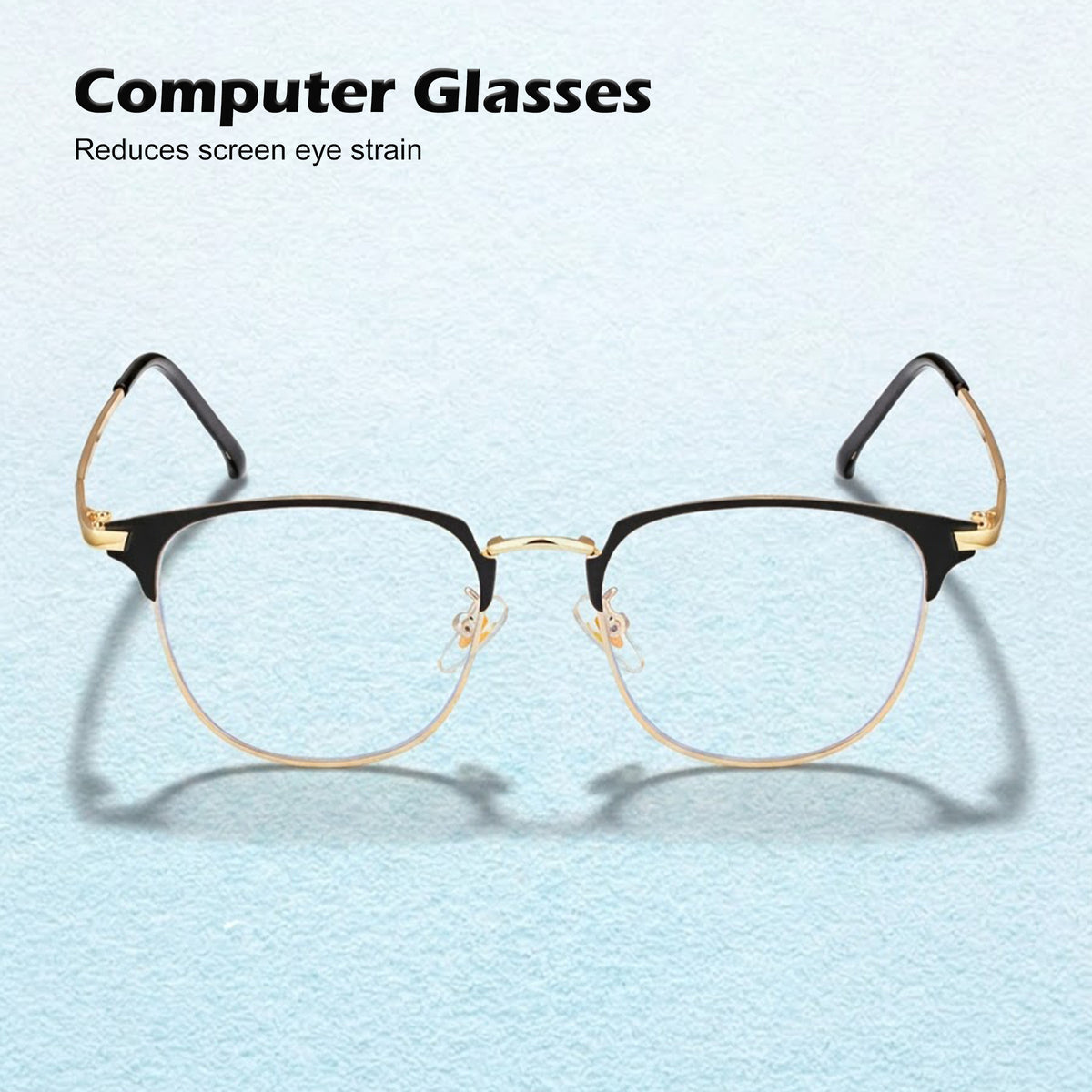 Royal Son Round Blue Ray Cut Men Women Eye Glasses - SF0022-C3