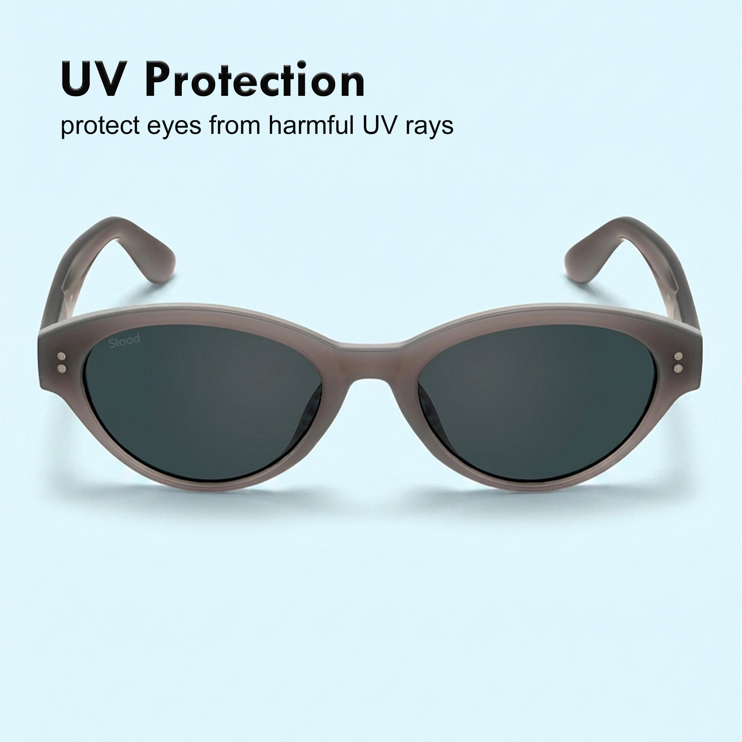 Stood Oval Black UV Protection Goggles For Men & Women Sunglasses – SG-STD0030-C2
