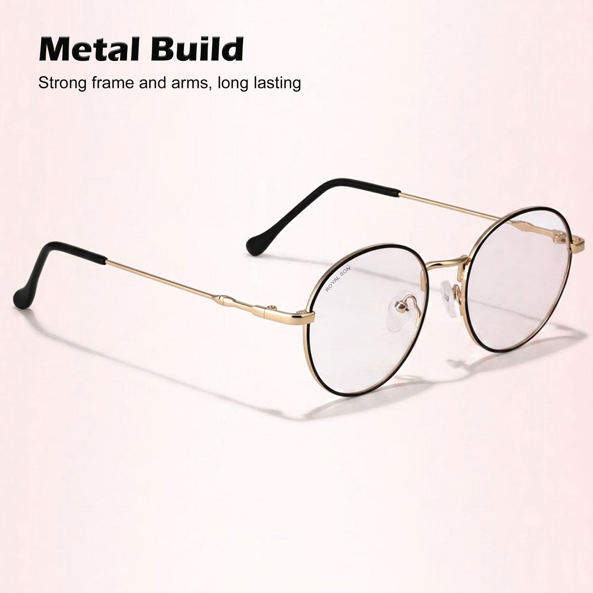 Royal Son Round Men Women Eye Glasses - SF001-C2