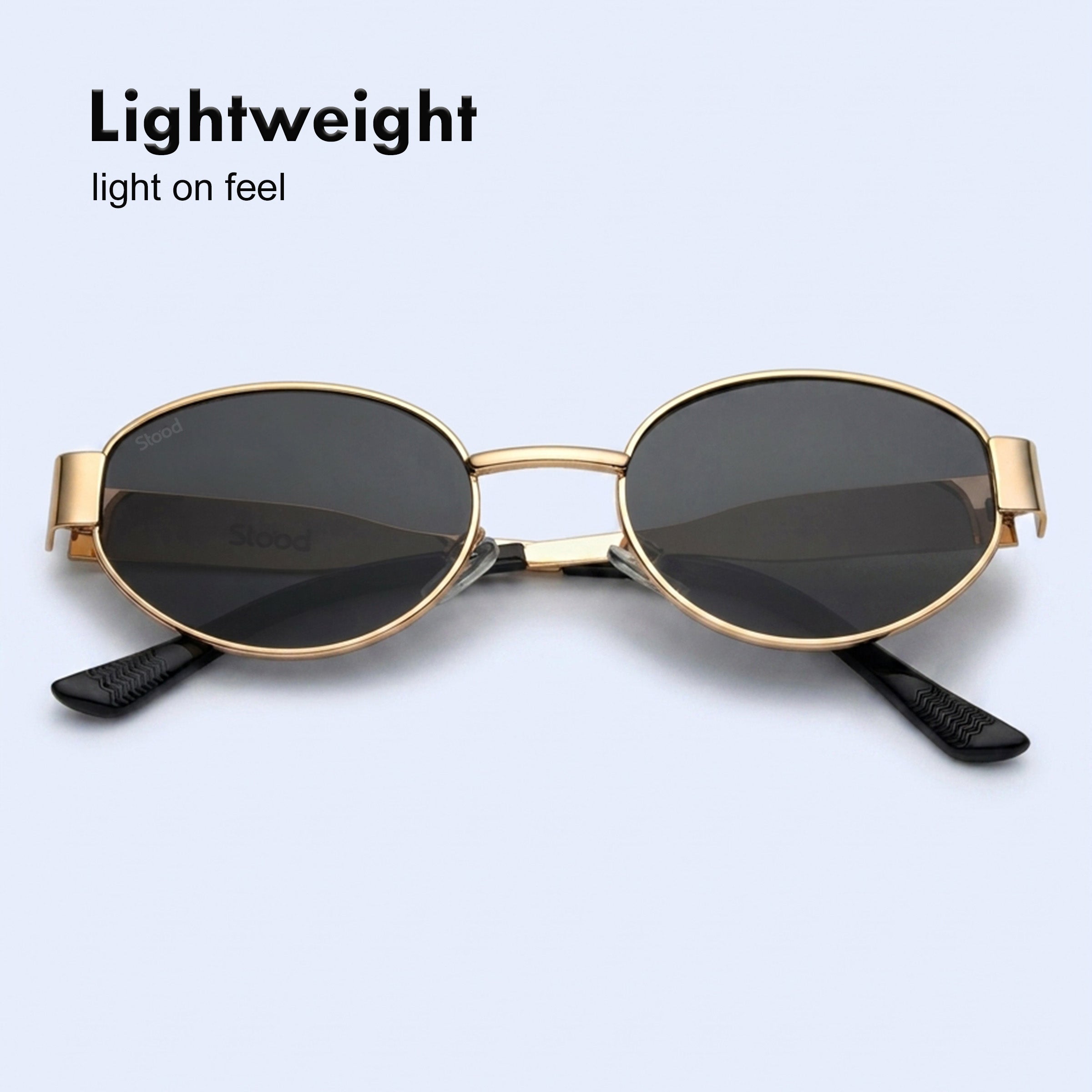 Stood Oval Black Sun Glasses For Men For Men & Women Stylish – SG-STD0023-C3