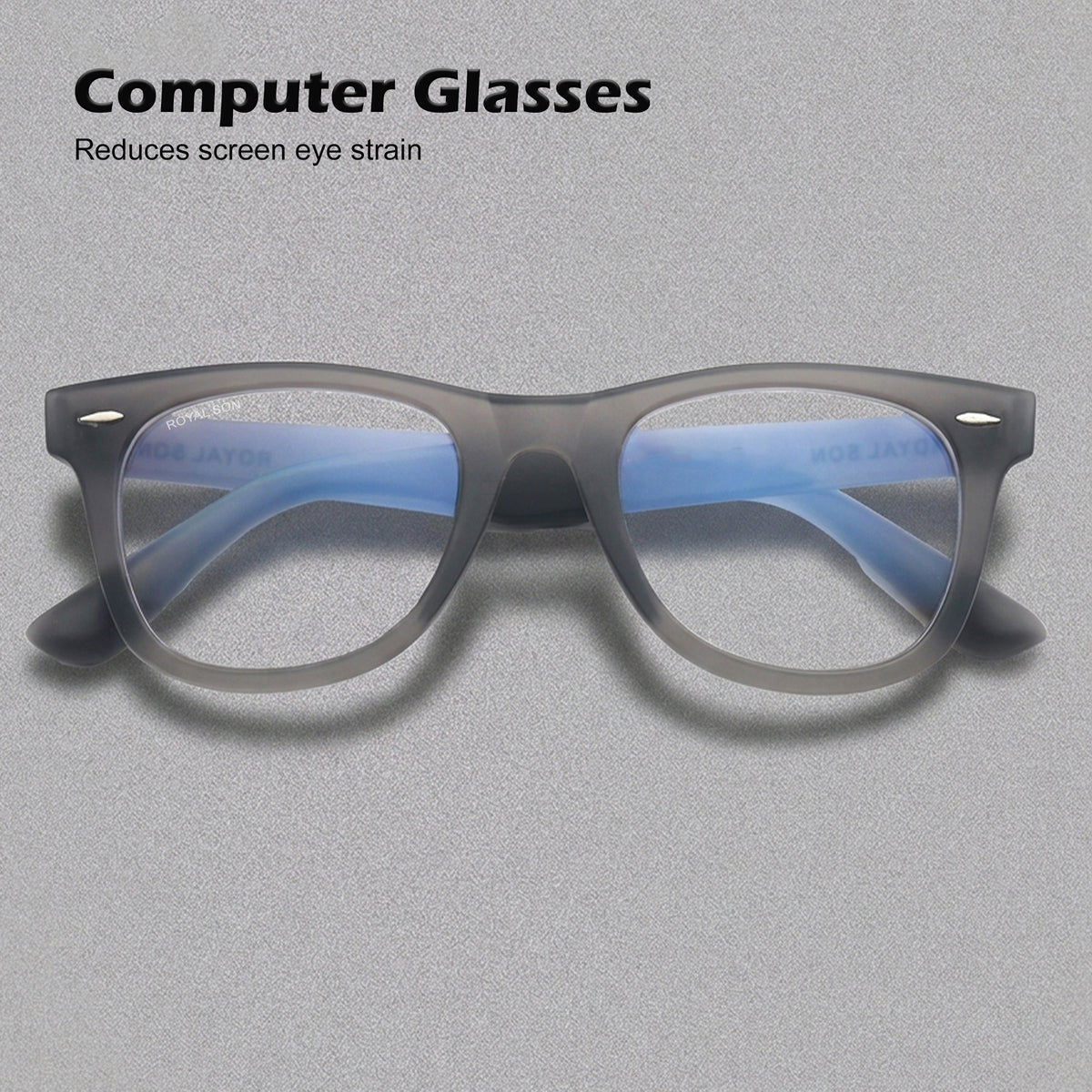 ROYAL SON Blue Light Blocking Glasses For Men Women - SF-RS3030-C11