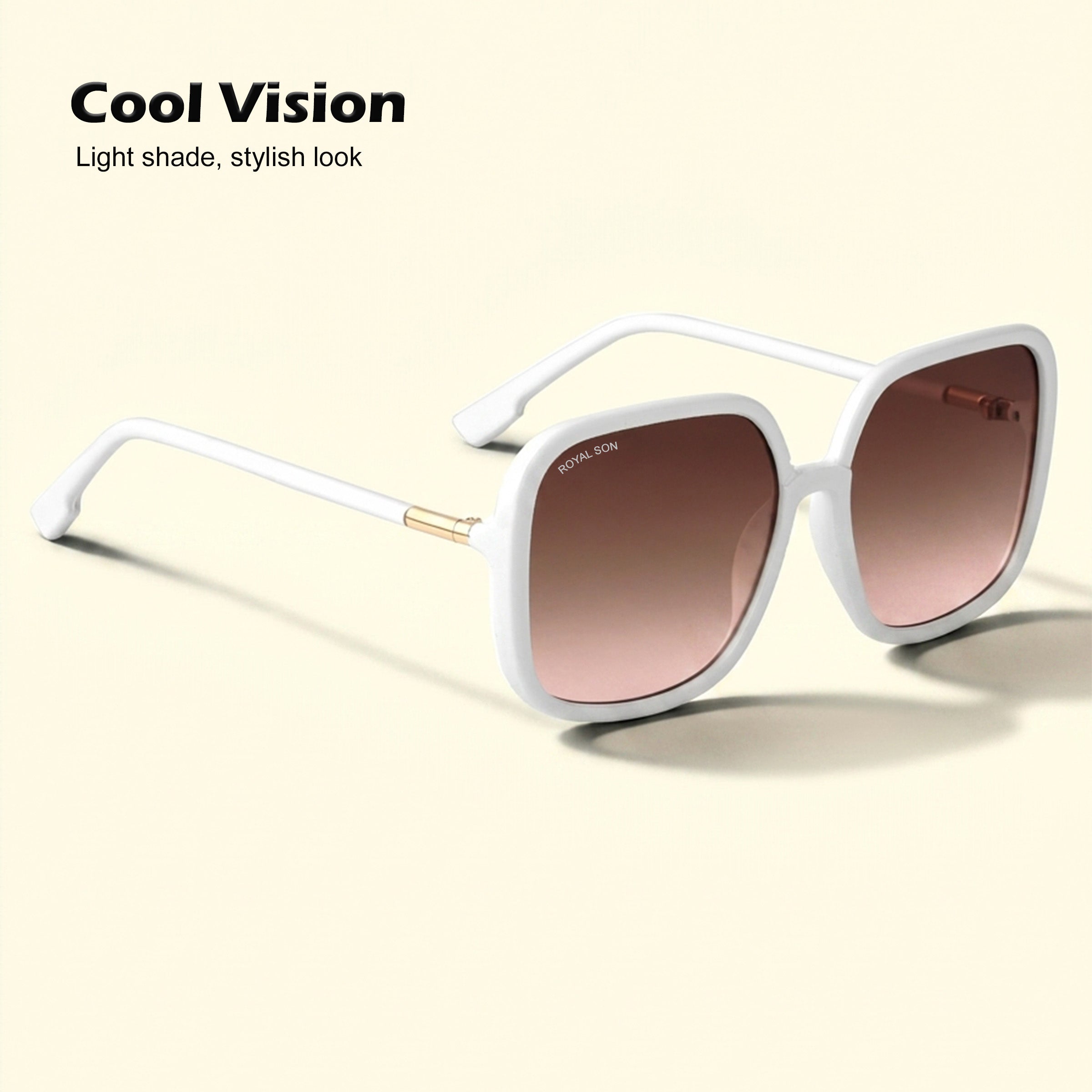 Royal Son Oversized Square UV Protected Women Sunglasses - CHI0096-C8