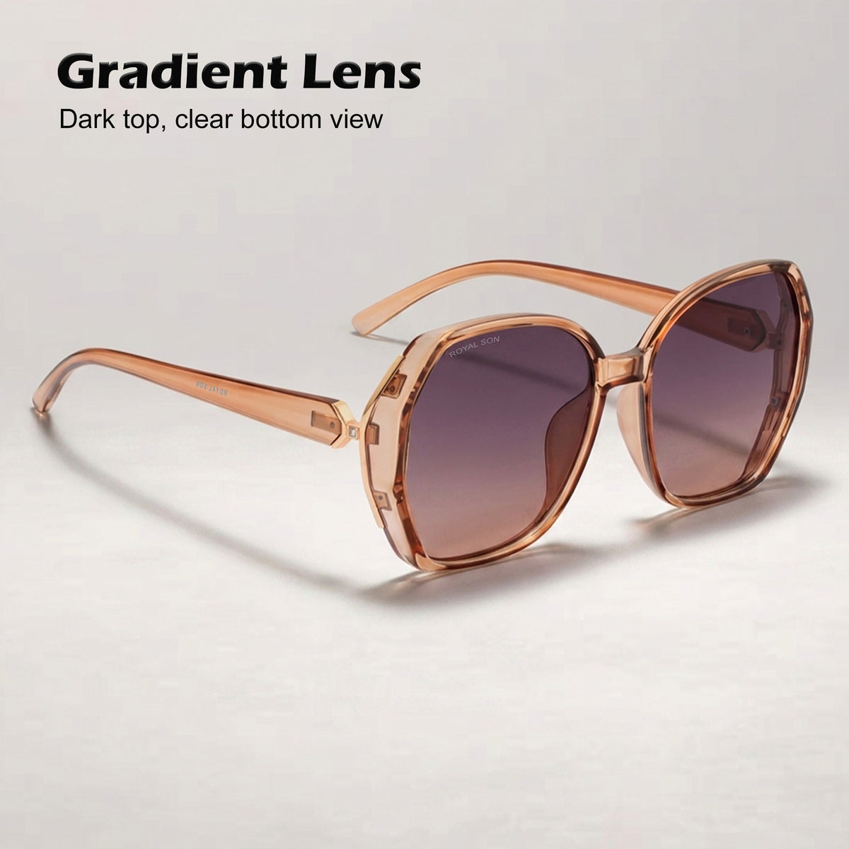 Royal Son Oversized Butterfly UV Protected Women Sunglasses - CHIWM00114-C3
