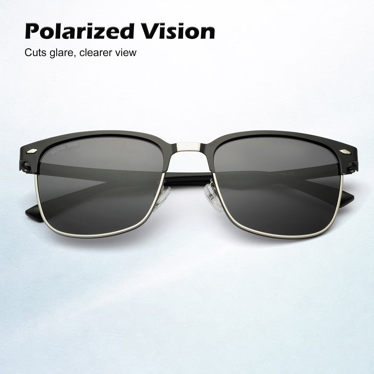 Royal Son Square Polarized Sunglasses For Men And Women - CHI00175-C2