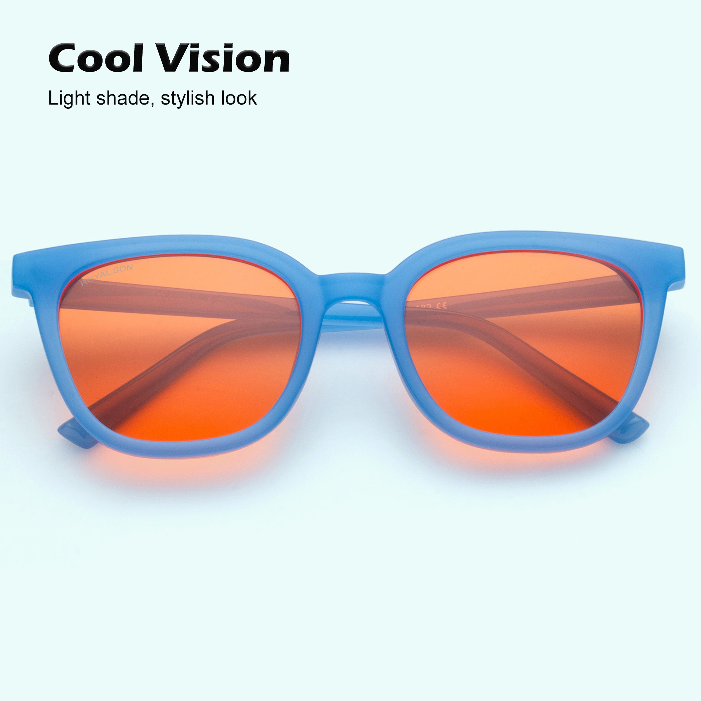 Royal Son Cat Eye Black Sunglasses  Men Women  CHI00165-C3