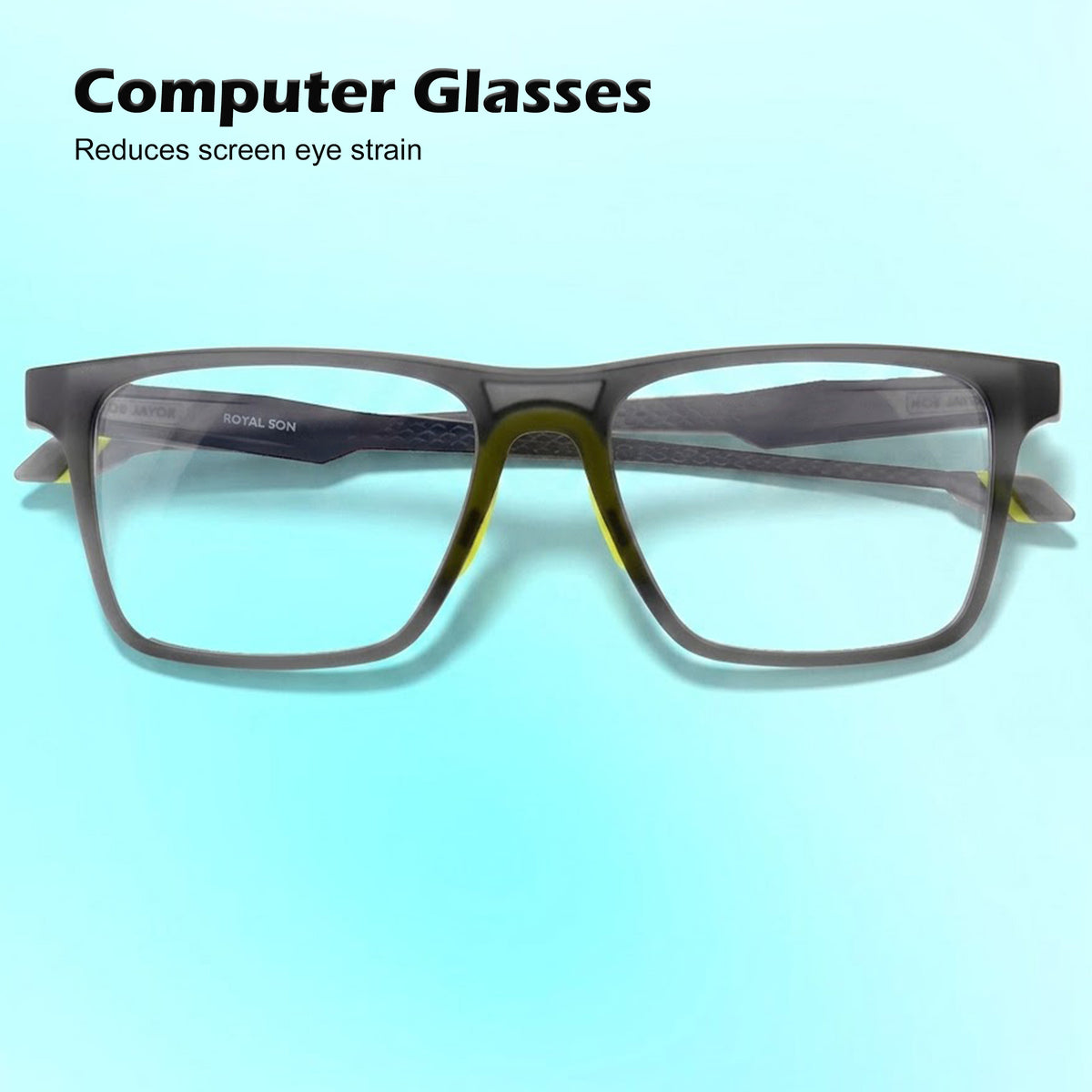 Royal Son Blue Cut Light Blocking Glasses For Men - SF-RS1010-C8