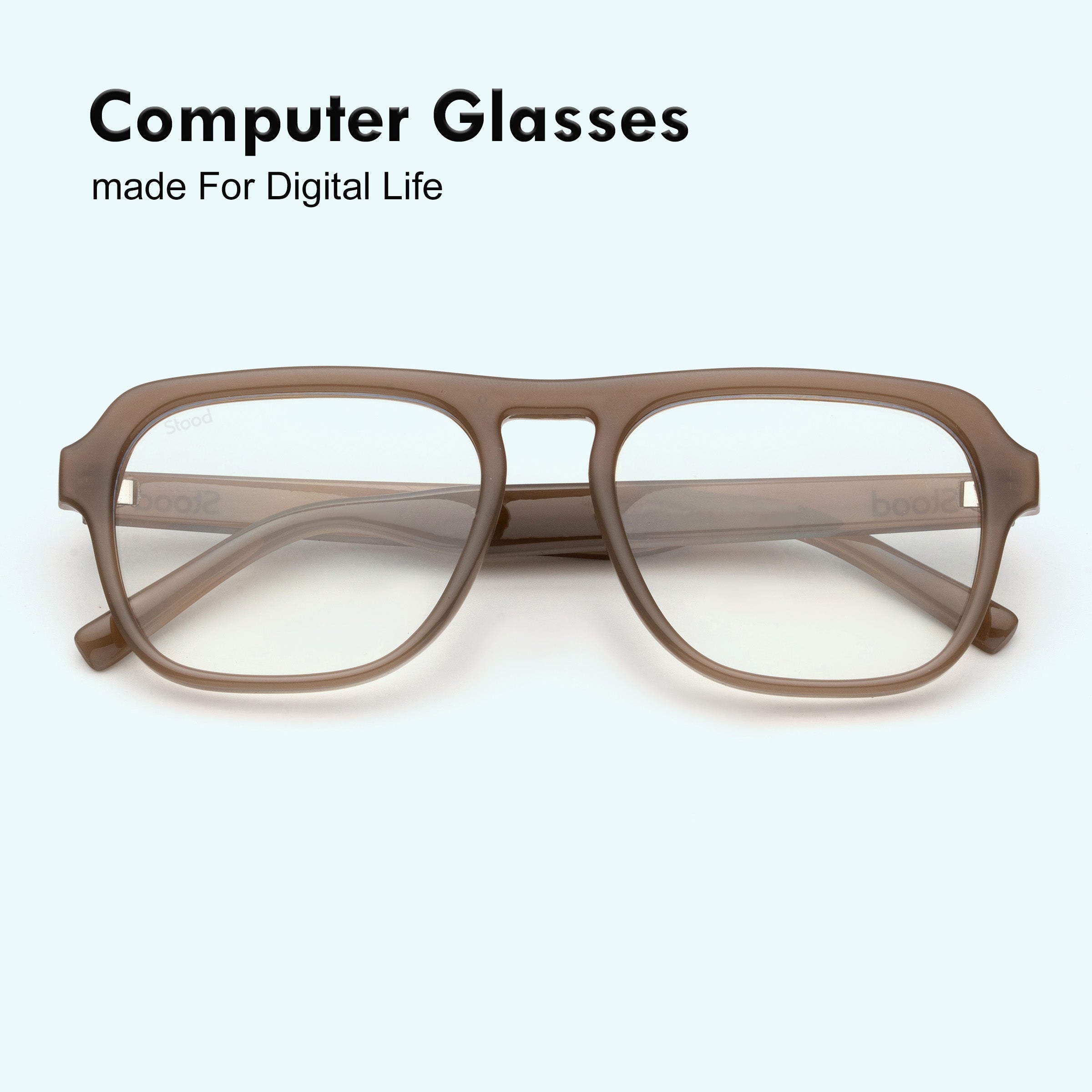 Stood Square Eye Protection Anti Glare Computer Glasses For Men & Women – SF-STD0024-C3