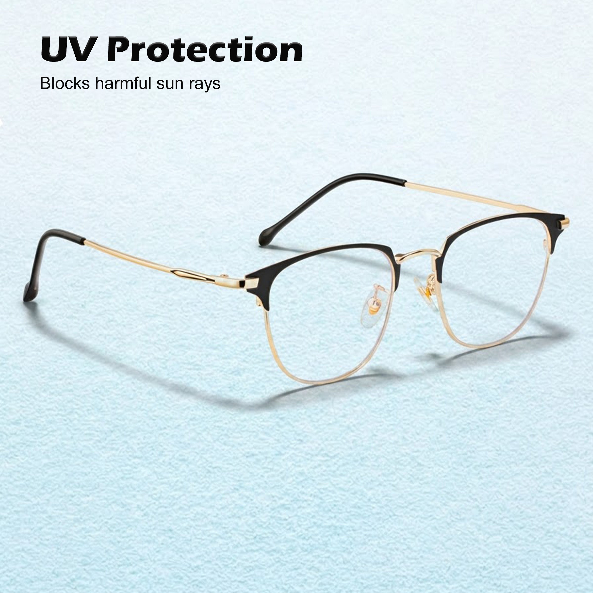 Royal Son Round Blue Ray Cut Men Women Eye Glasses - SF0022-C3