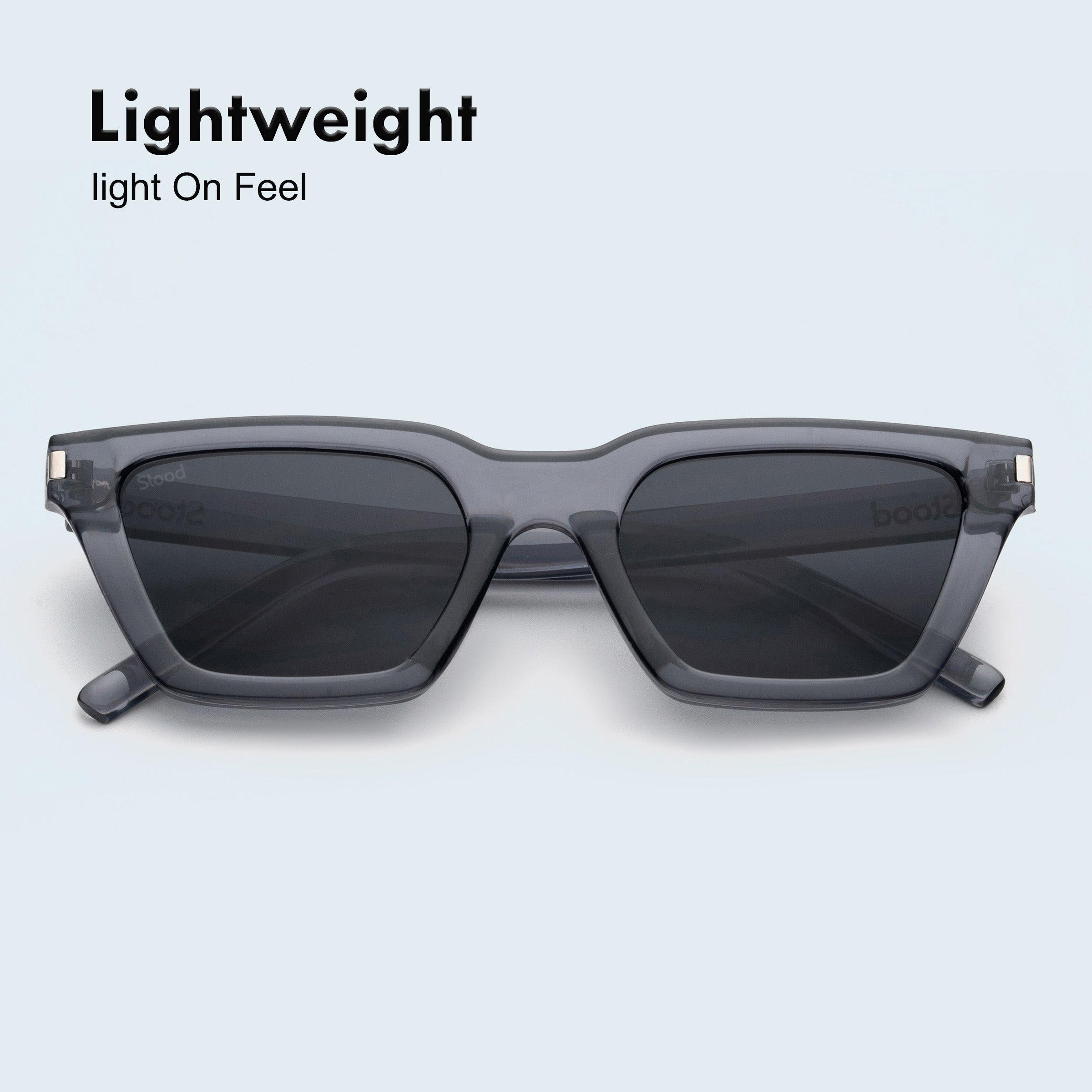 Stood Cat Eye Square Black UV Protection Chashma For Men & Women New Style – SG-STD0012-C2