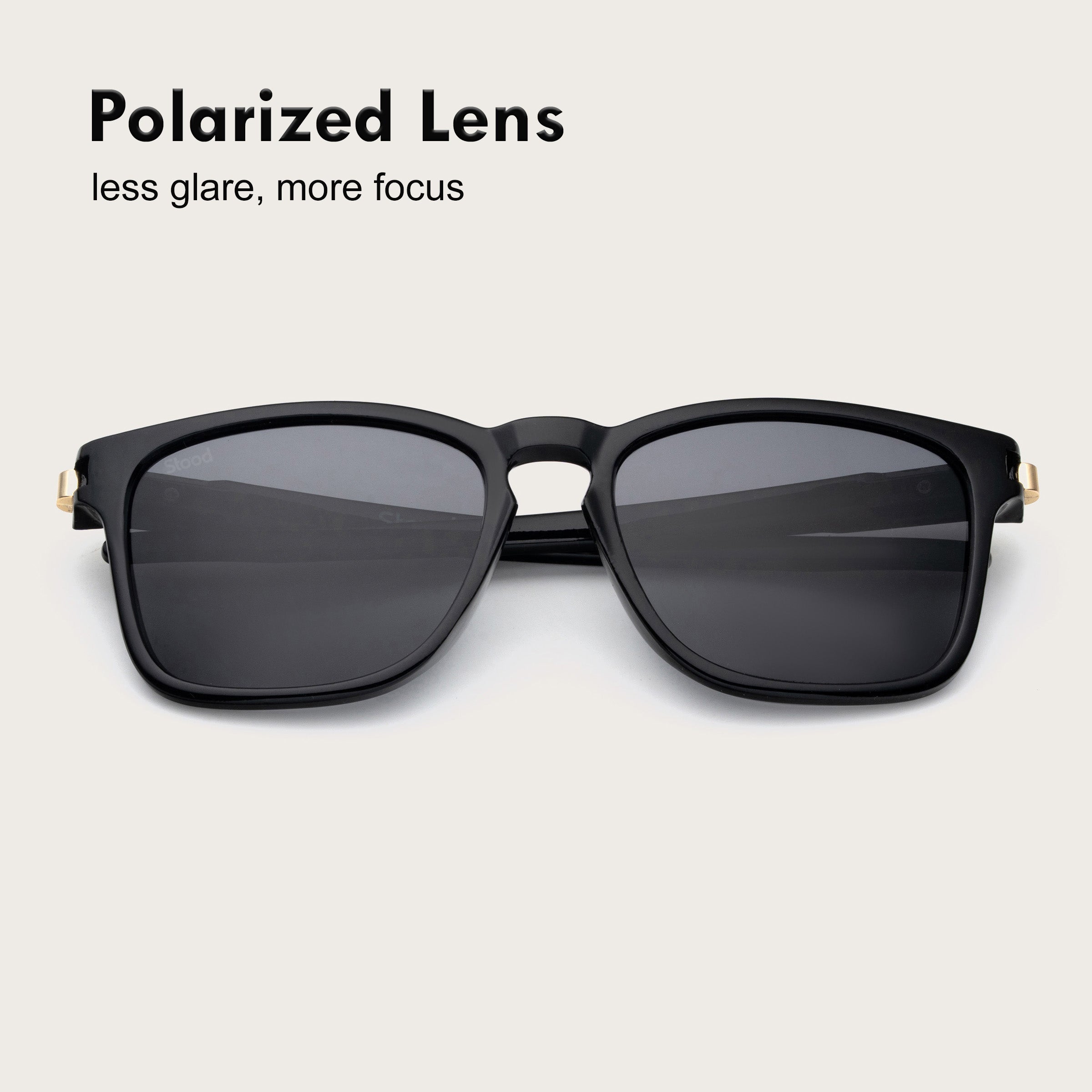 Stood Retro Square Polarized UV Protection Sunglasses For Men & Women Stylish – SG-STD0019-C1