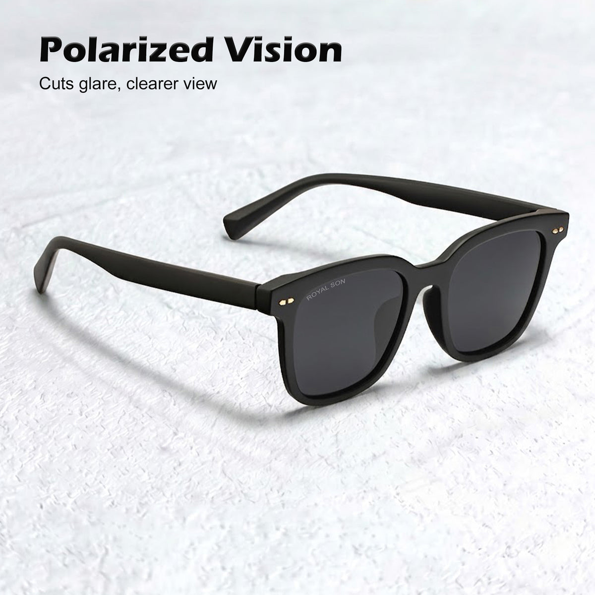 Royal Son Square UV Protection Men Women Sunglasses - CHI00127-C5
