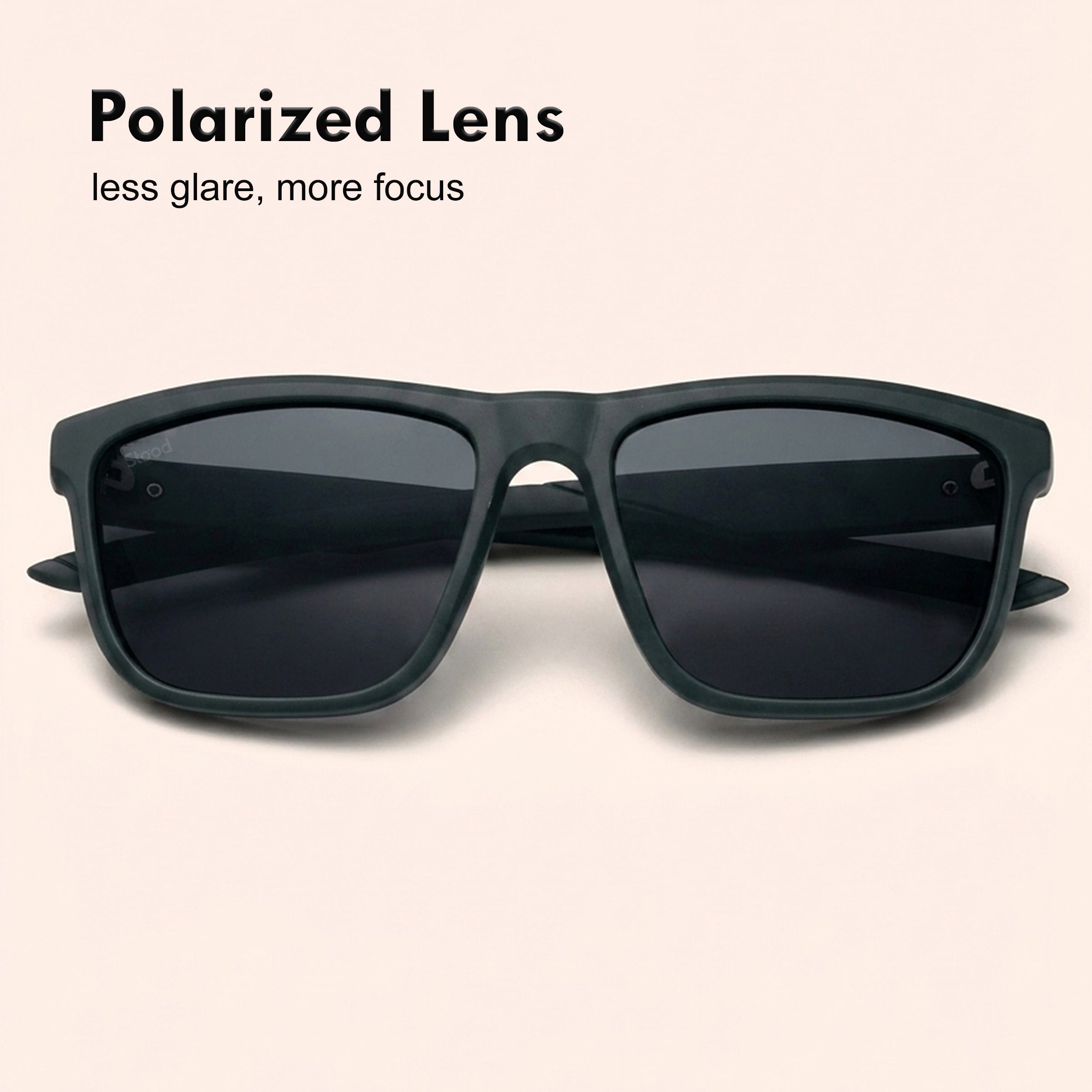 Stood Square Sports Black Polarized UV Protection Goggles For Men & Women Sunglasses – SG-STD0028-C3