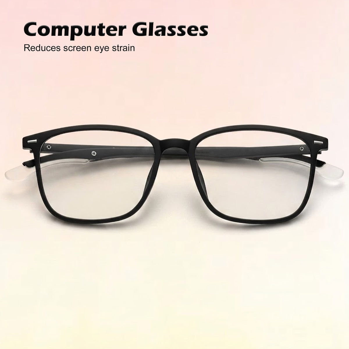 Royal Son Pilot Black Spectacles Frames Men Women - SF0061-C1