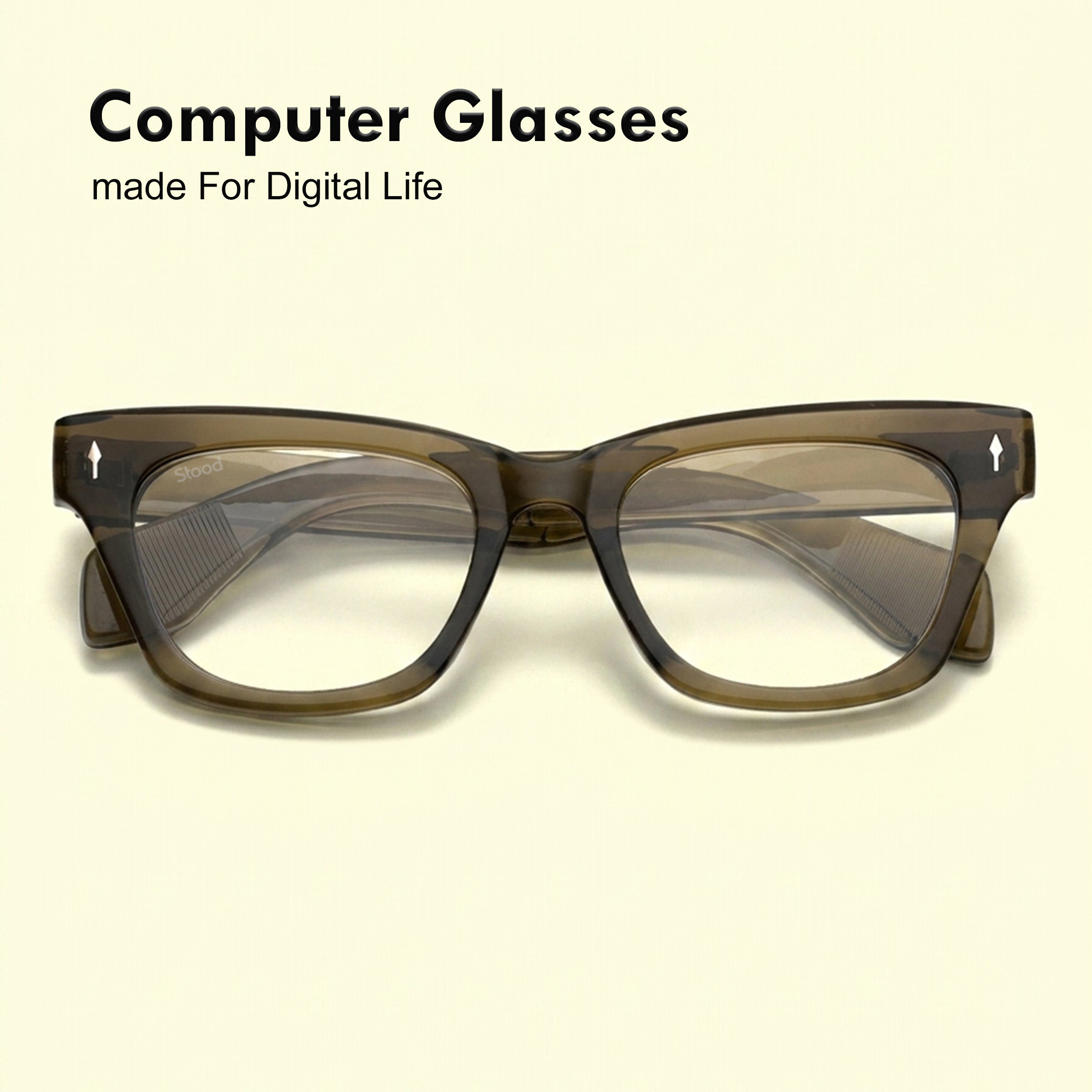 Stood Square Eye Protection Anti Glare Computer Glasses For Men & Women – SF-STD0027-C3