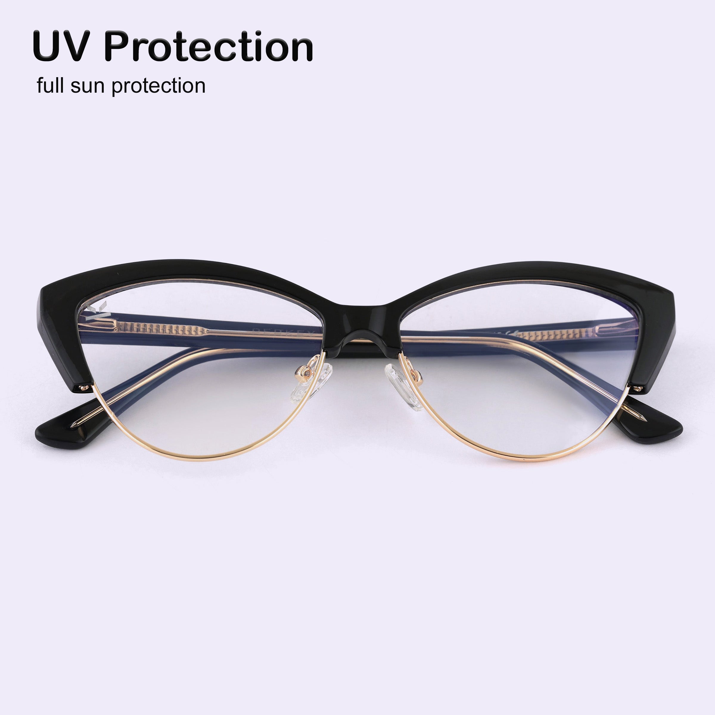 PERKEY Cat Eye Computer Glasses For Eye Protection - OPTL0014-C1