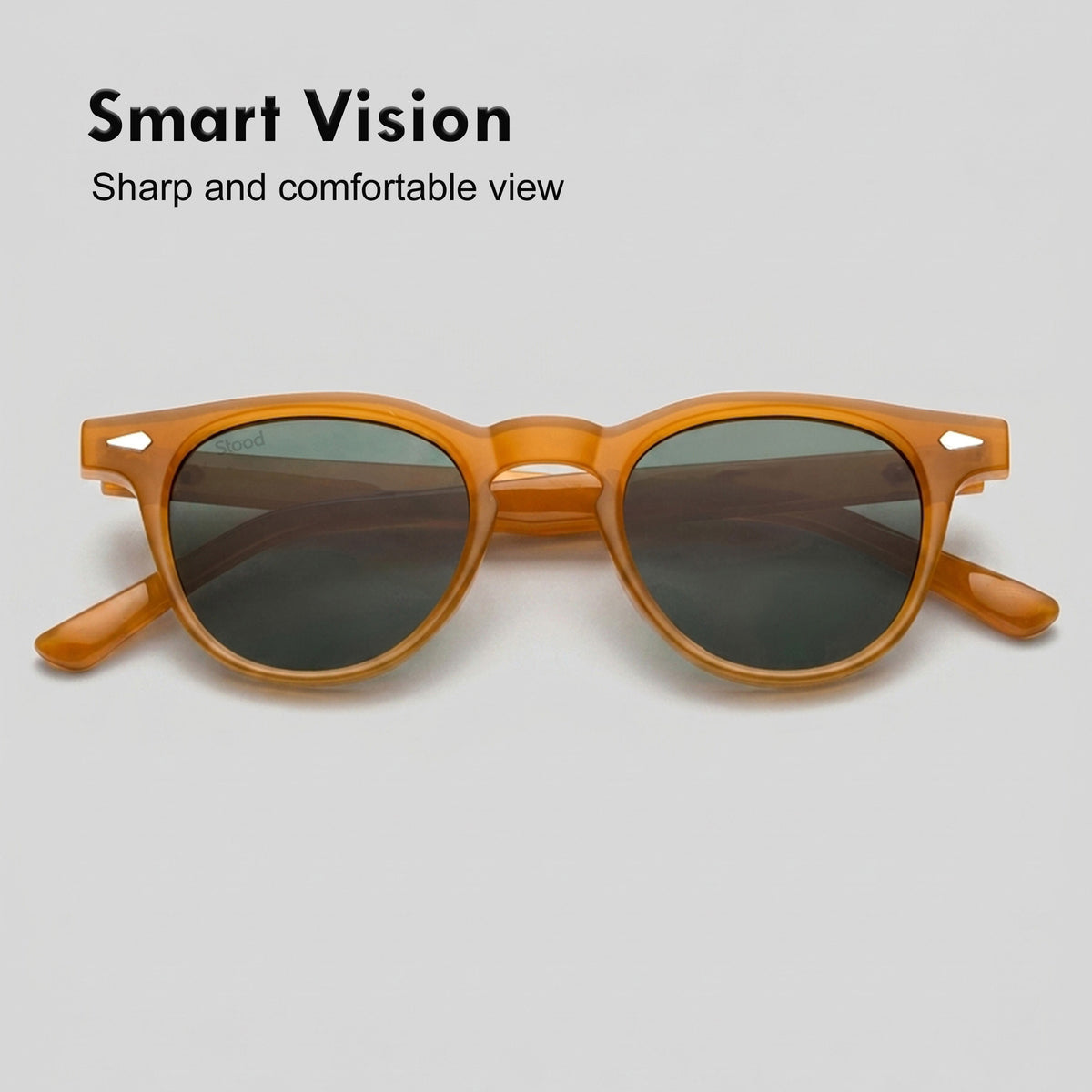 Stood Round Green UV Protection Goggles For Men & Women Sunglasses – SG-STD0026-C2