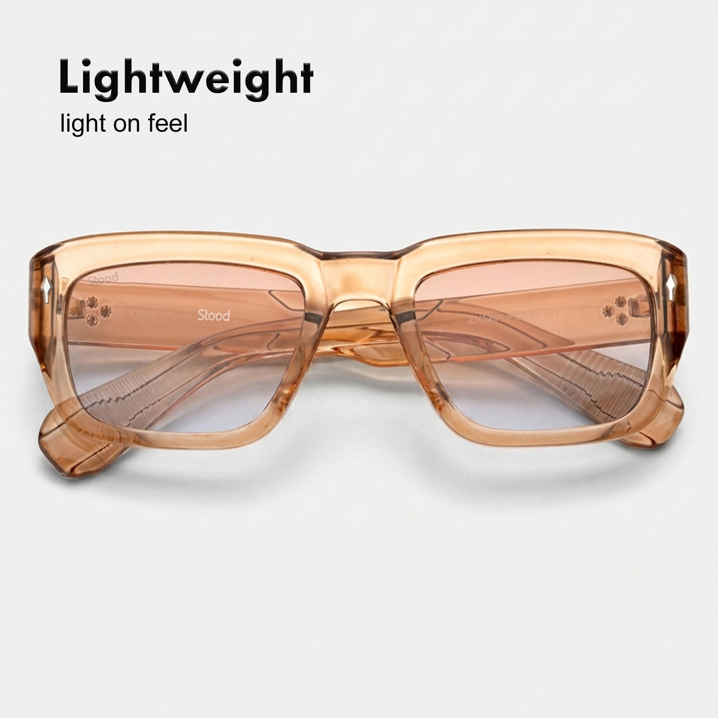 Stood Clear Rectangle UV Protected Sunglasses For Men & Women - SG-STD0037-C3
