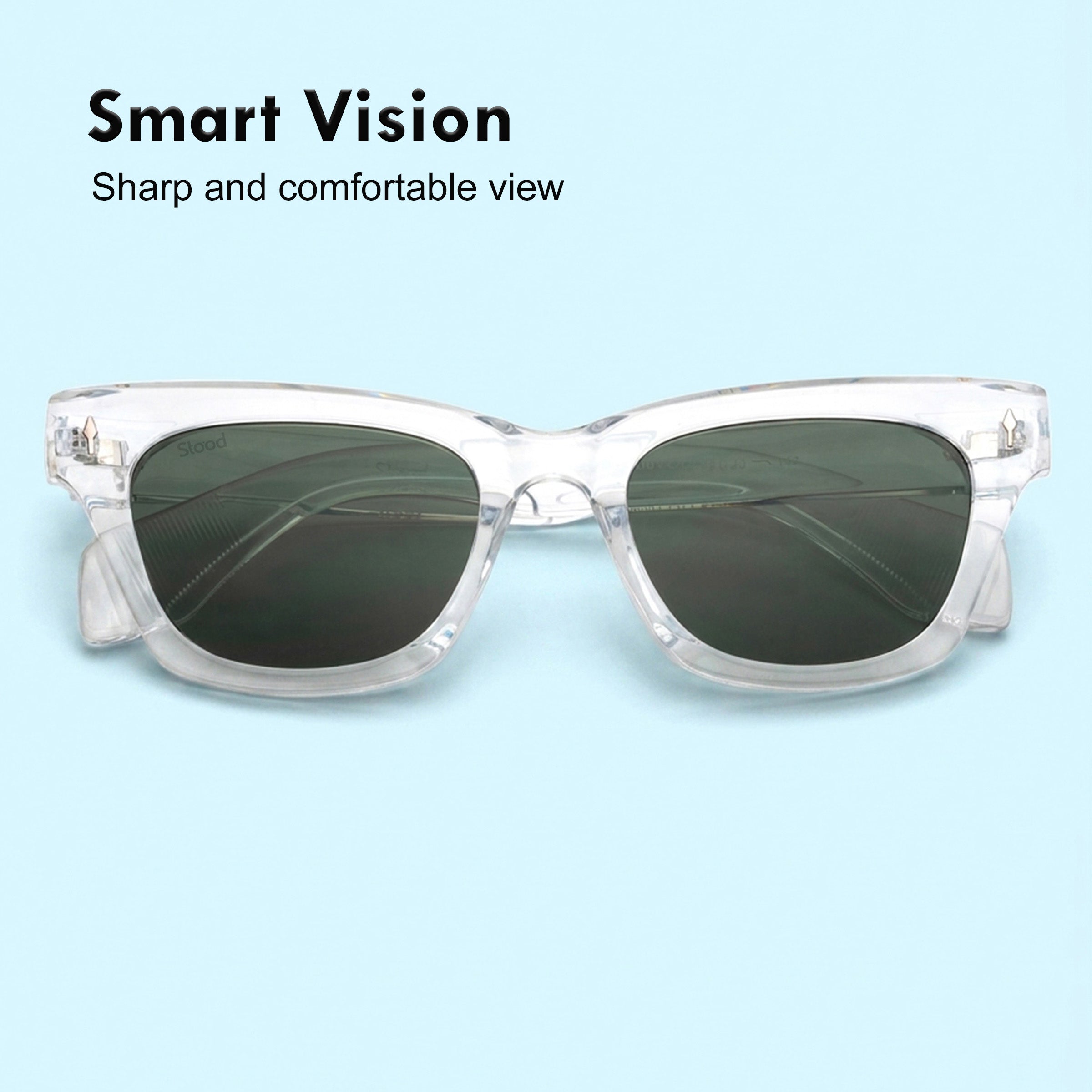 Stood Cat Eye Square Green UV Protection Goggles For Men & Women Sunglasses – SG-STD0027-C3