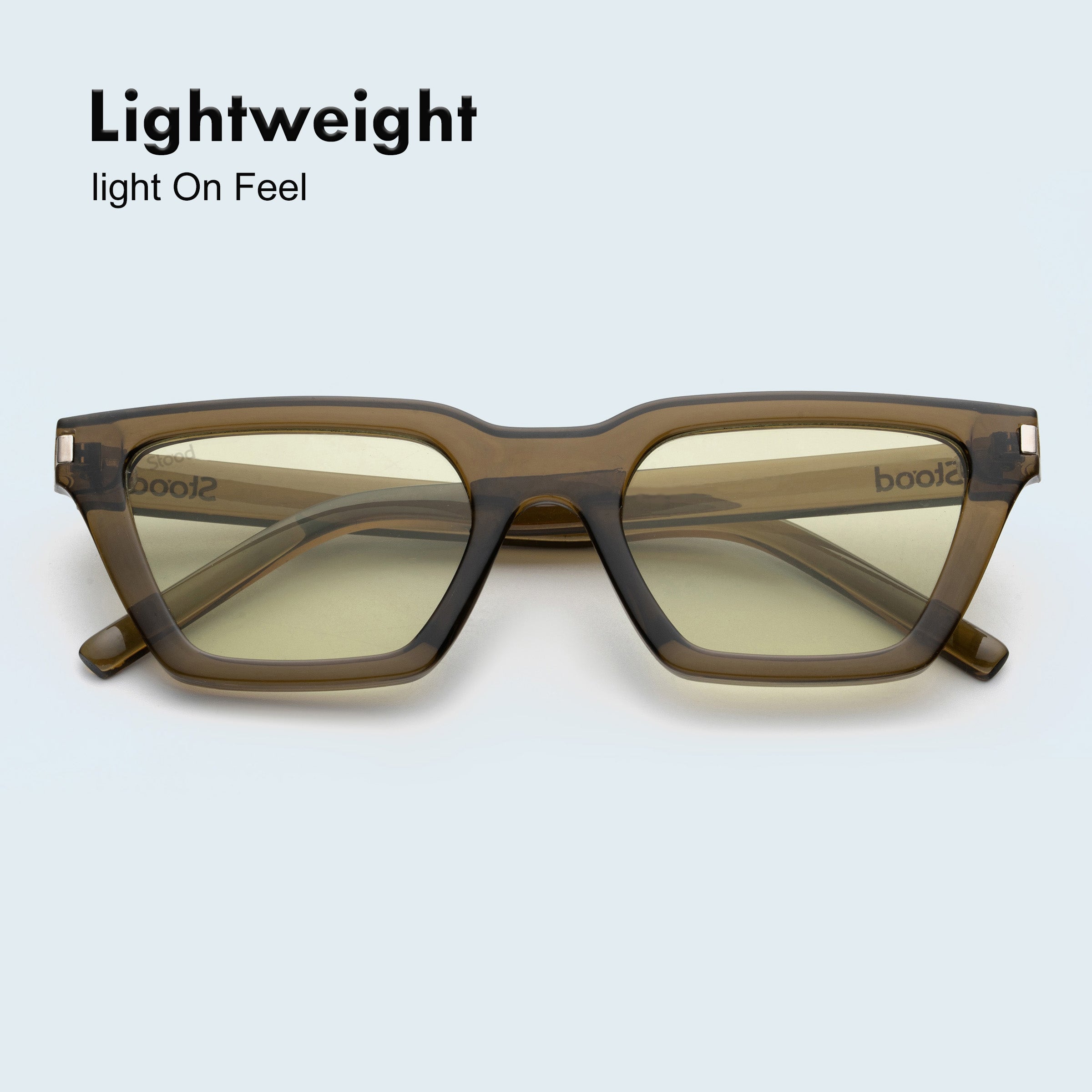 Stood Cat Eye Square Green UV Protection Goggles For Men & Women Sunglasses – SG-STD0012-C3