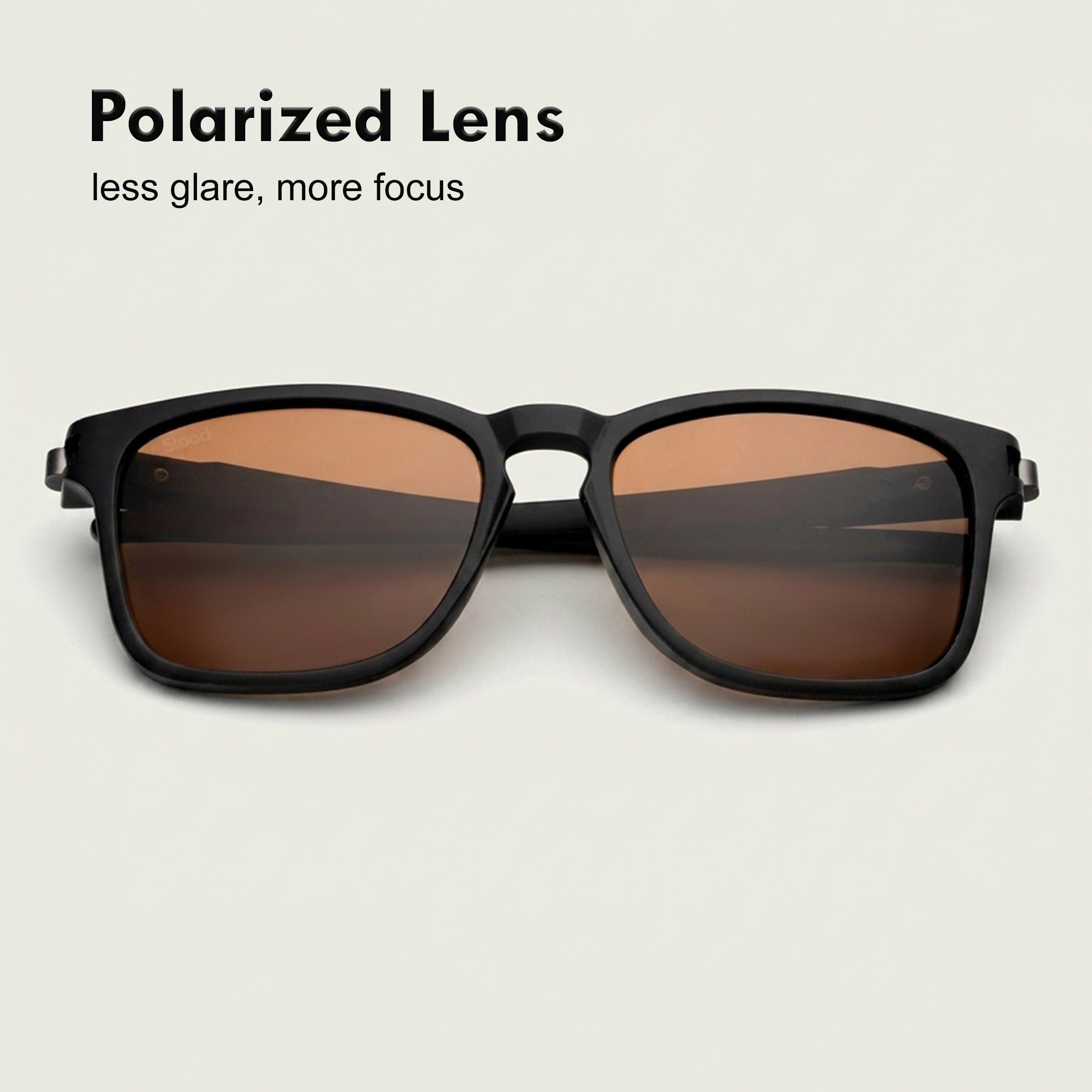 Stood Retro Square Polarized UV Protection Goggles For Men & Women Sunglasses – SG-STD0019-C3