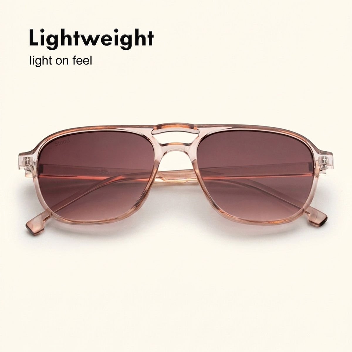 Stood Retro Square Brown UV Protection Goggles For Men & Women Sunglasses – SG-STD0017-C3