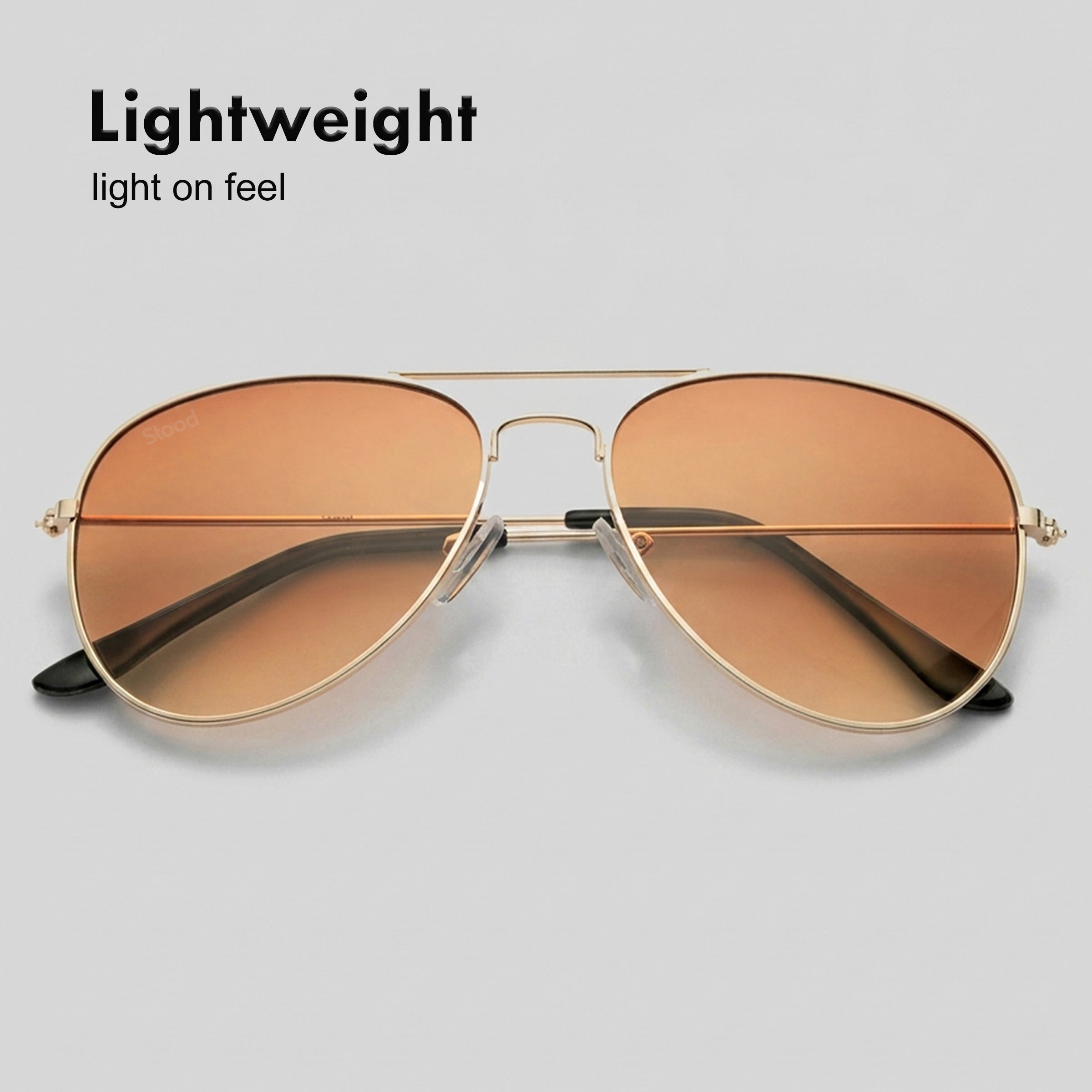 Stood Brown UV Protection Sunglasses For Men & Women Stylish – SG-STD0031-C5