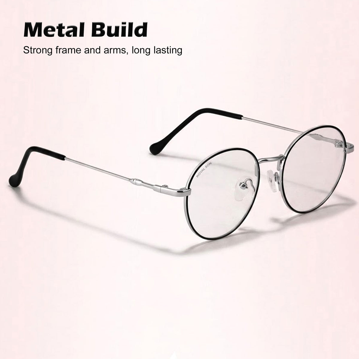 Royal Son Round Men Women Eye Glasses - SF001-C1