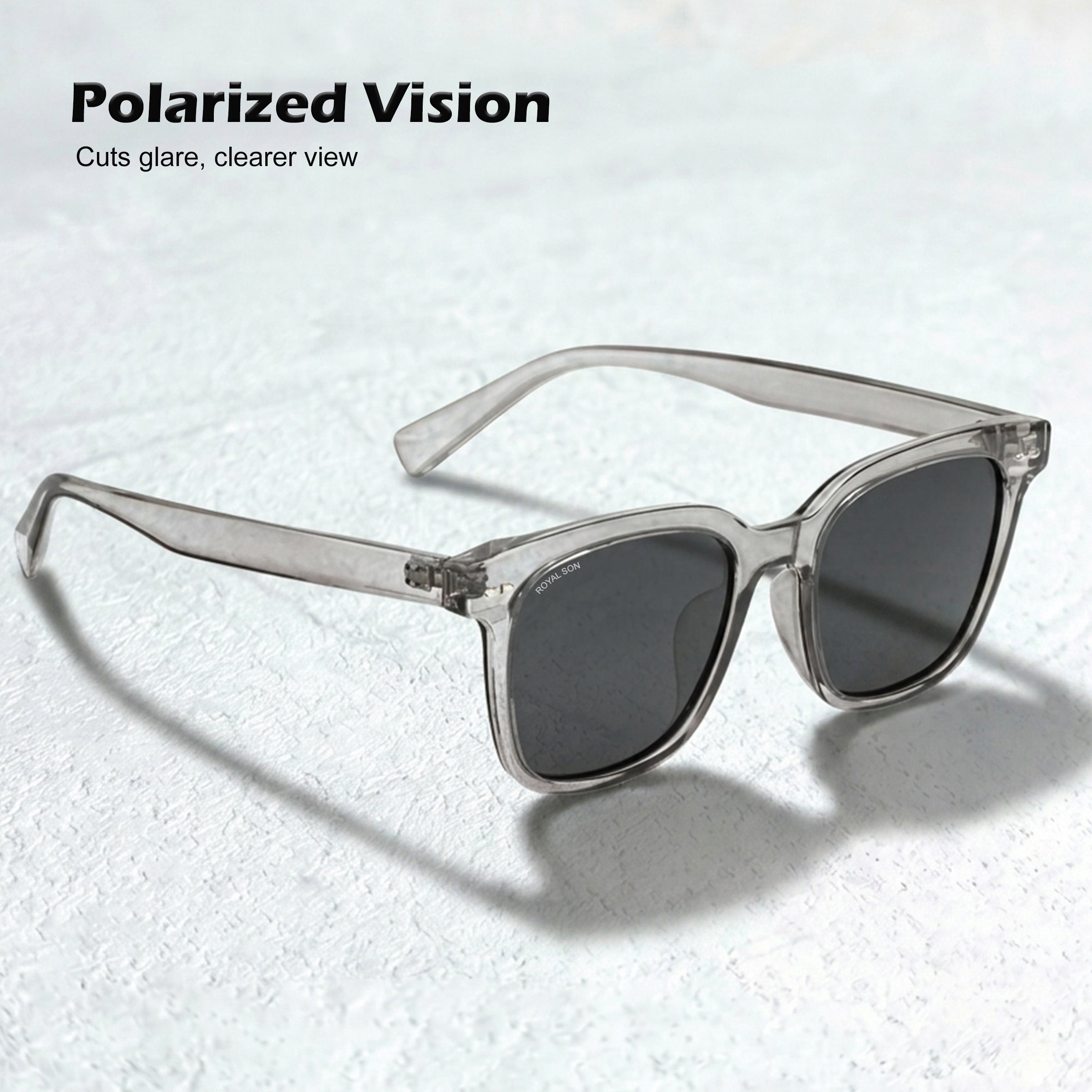 Royal Son Square UV Protection Men Women Sunglasses - CHI00127-C6