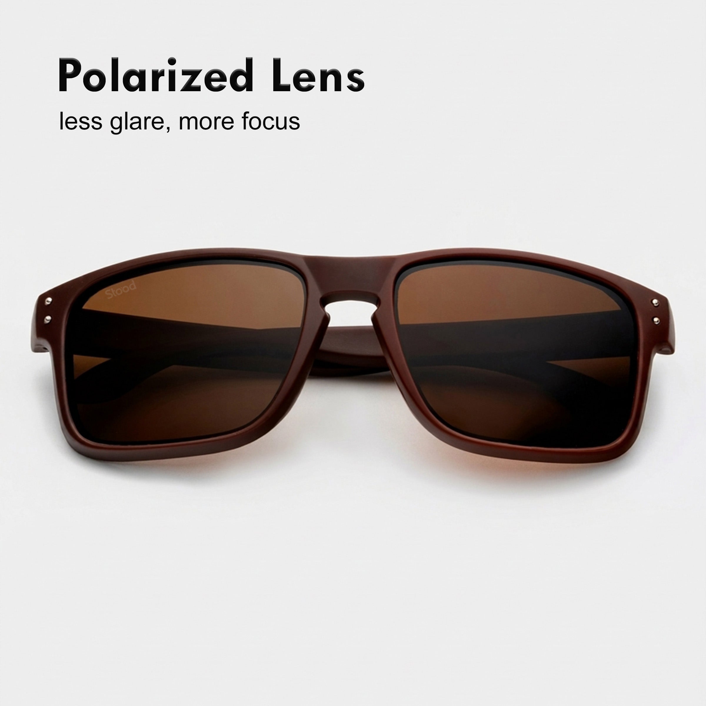 Stood Wraparound Sports Polarized UV Protection Goggles For Men & Women Sunglasses – SG-STD0020-C3