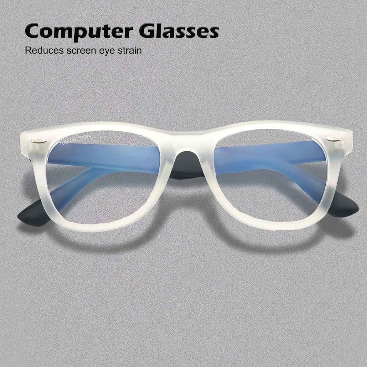 ROYAL SON Blue Cut Spectacle Frames For Men Women - SF-RS3030-C9