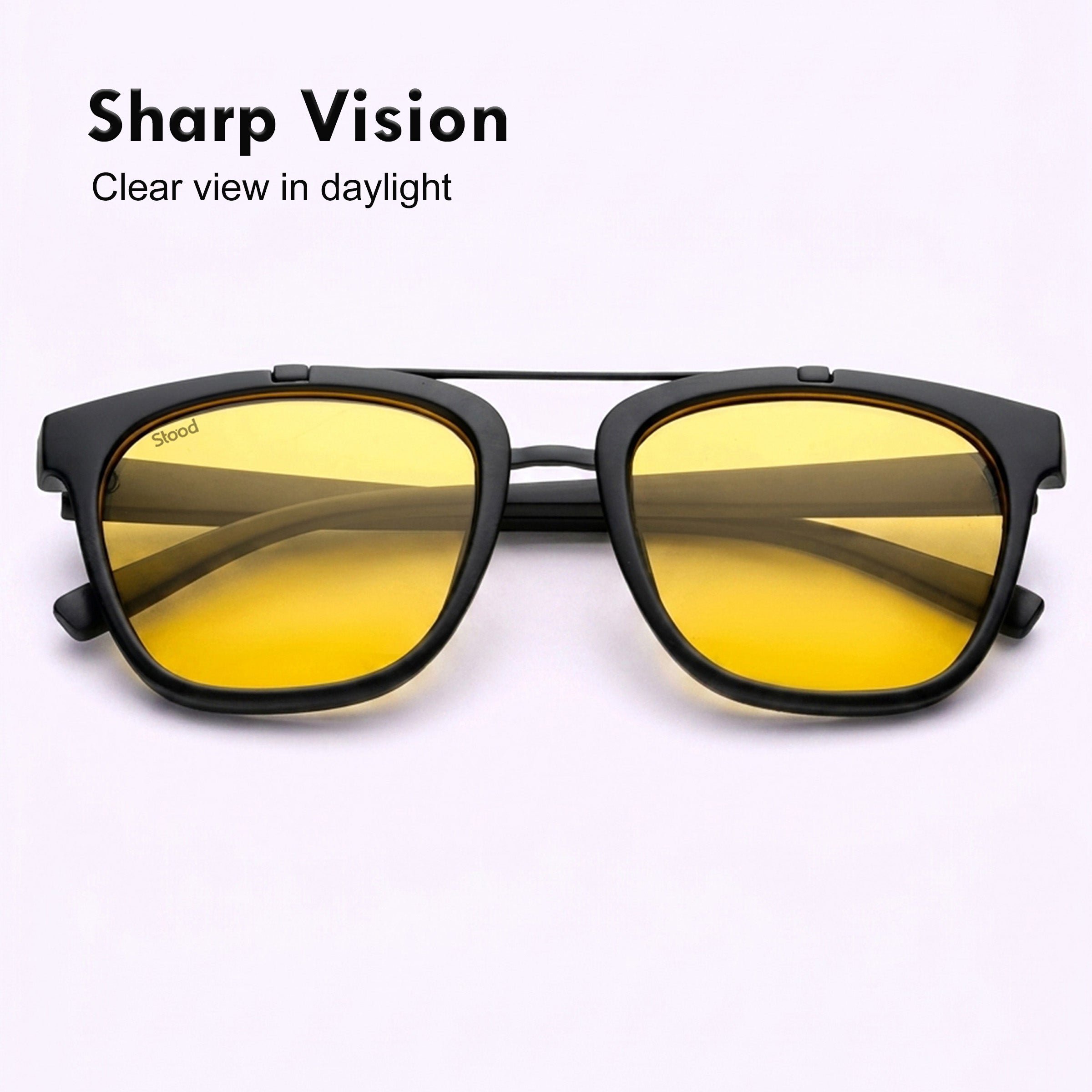 Stood Square Day Night Driving Sun Glasses For Men For Men & Women Stylish – SG-STD0021-C2