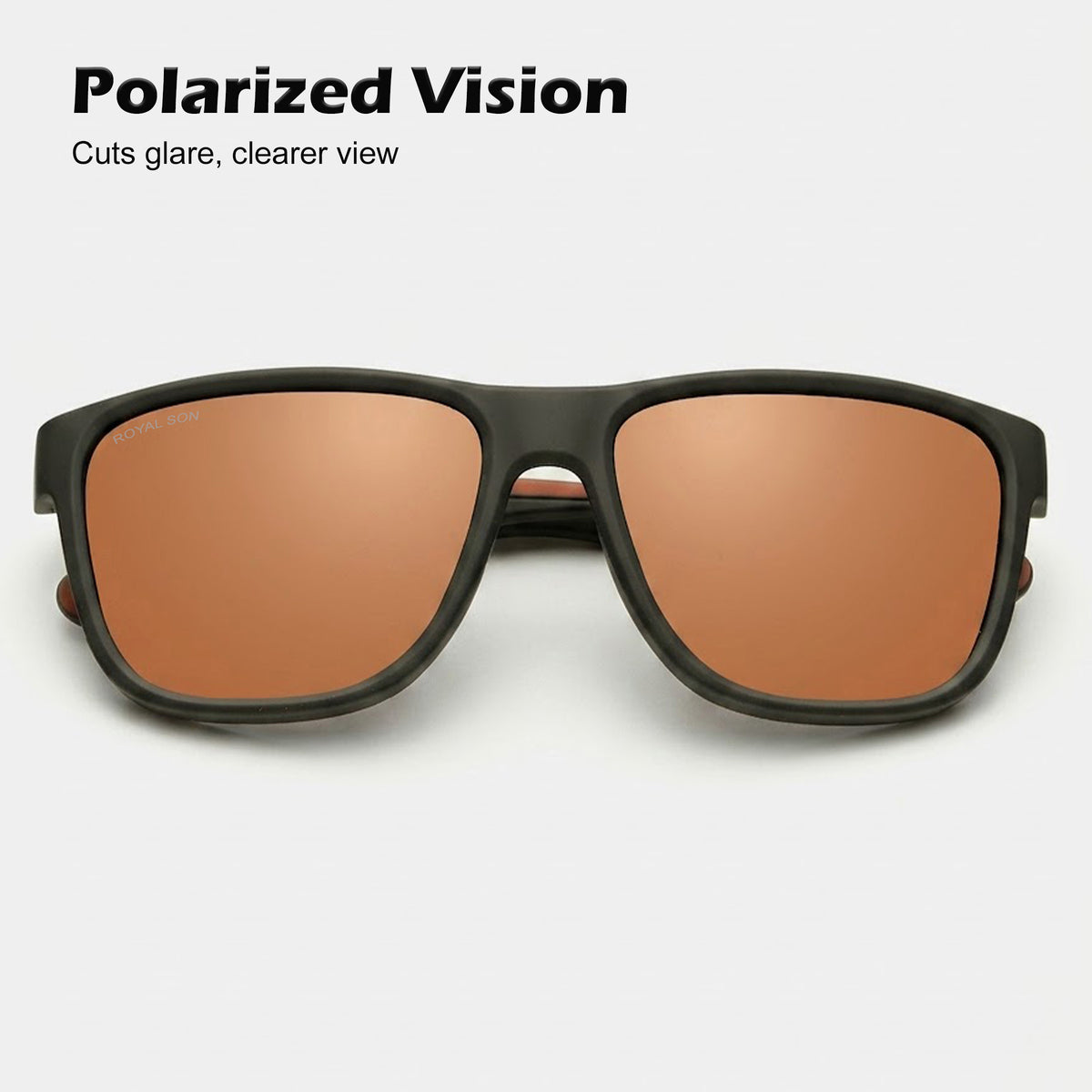 Royal Son Sports Black Polarized Sunglasses Men Women- CHI00173-C2