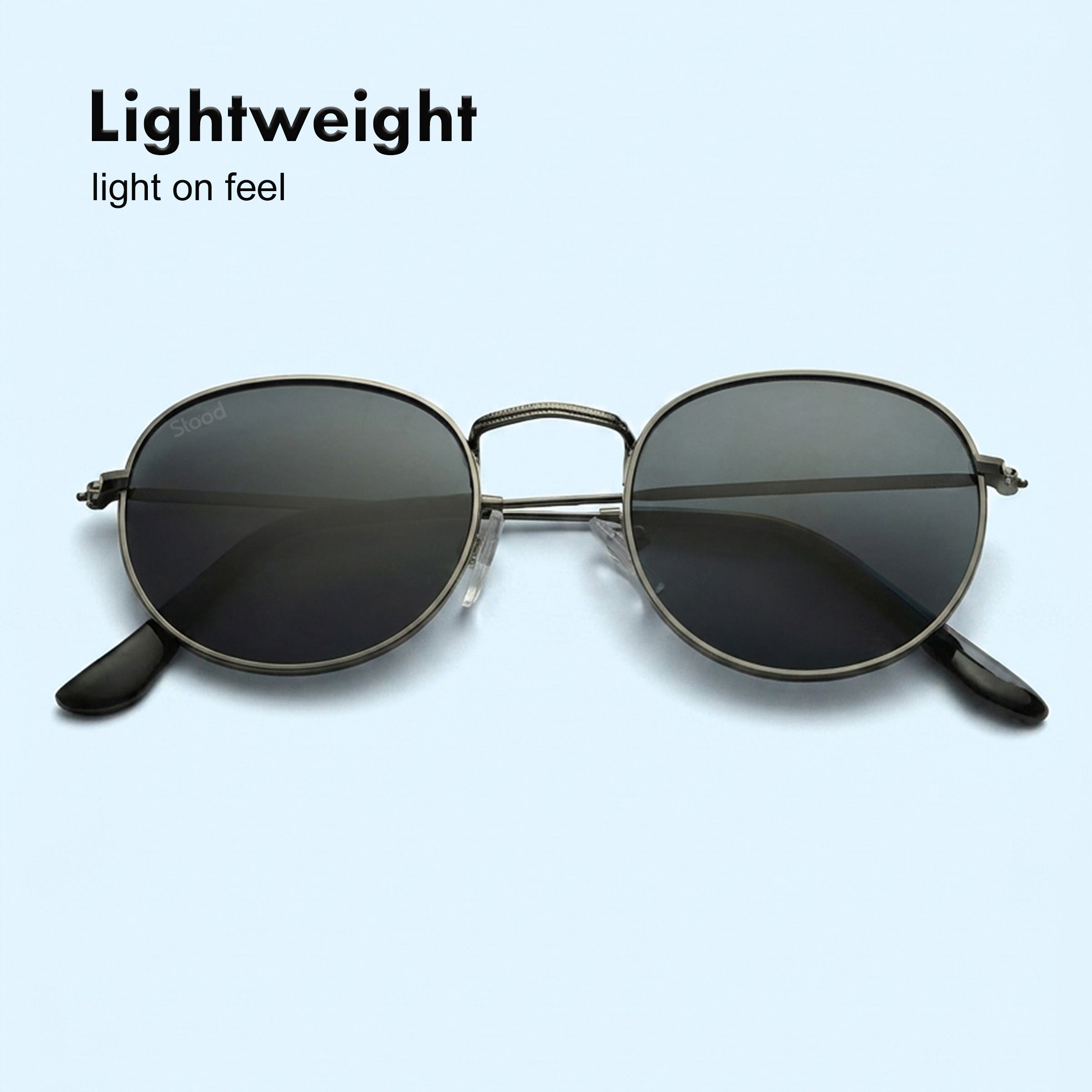 Stood Black UV Protection Sunglasses For Men & Women Stylish – SG-STD0032-C1