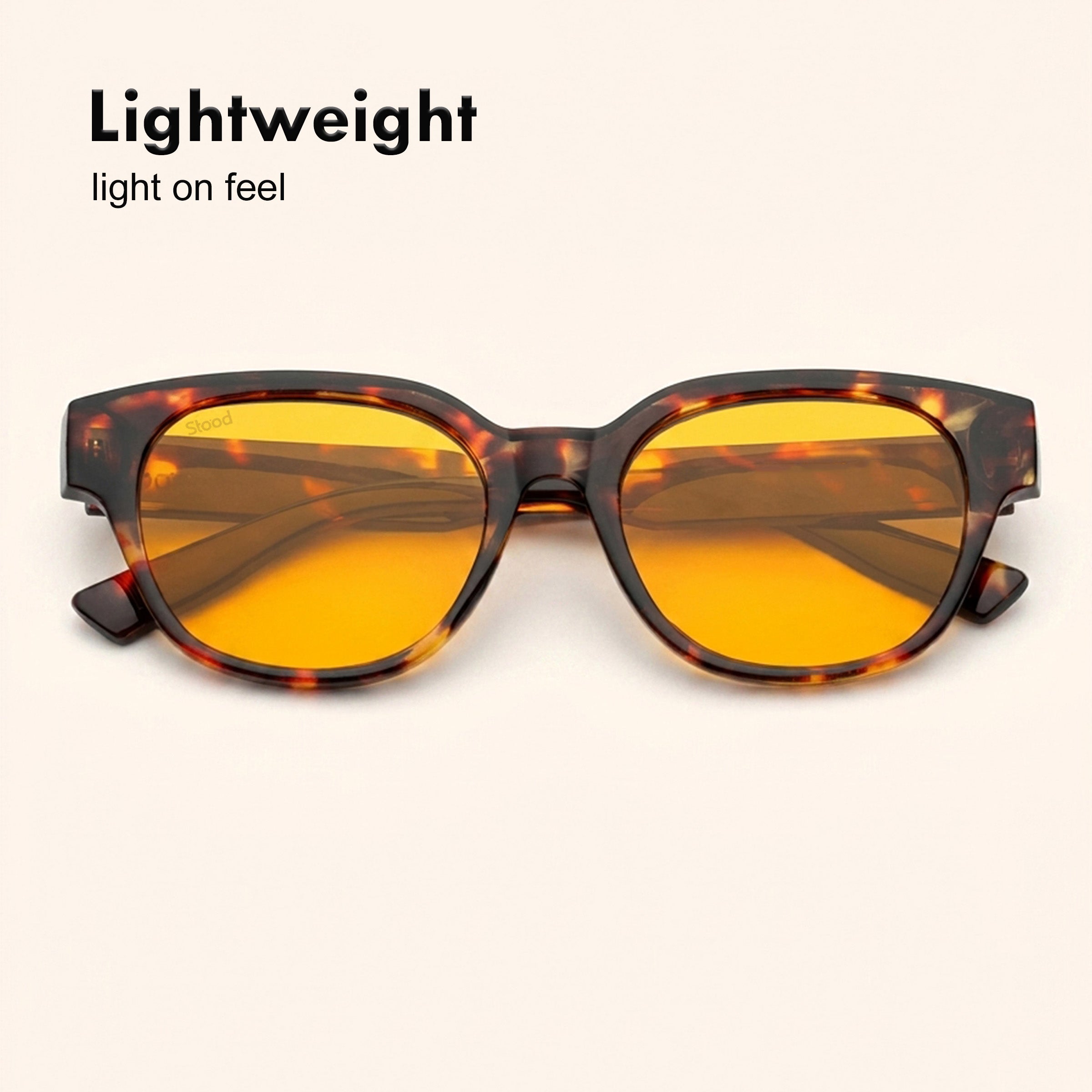 Stood Square UV Protected Brown Sunglasses For Men & Women - SG-STD0034-C3