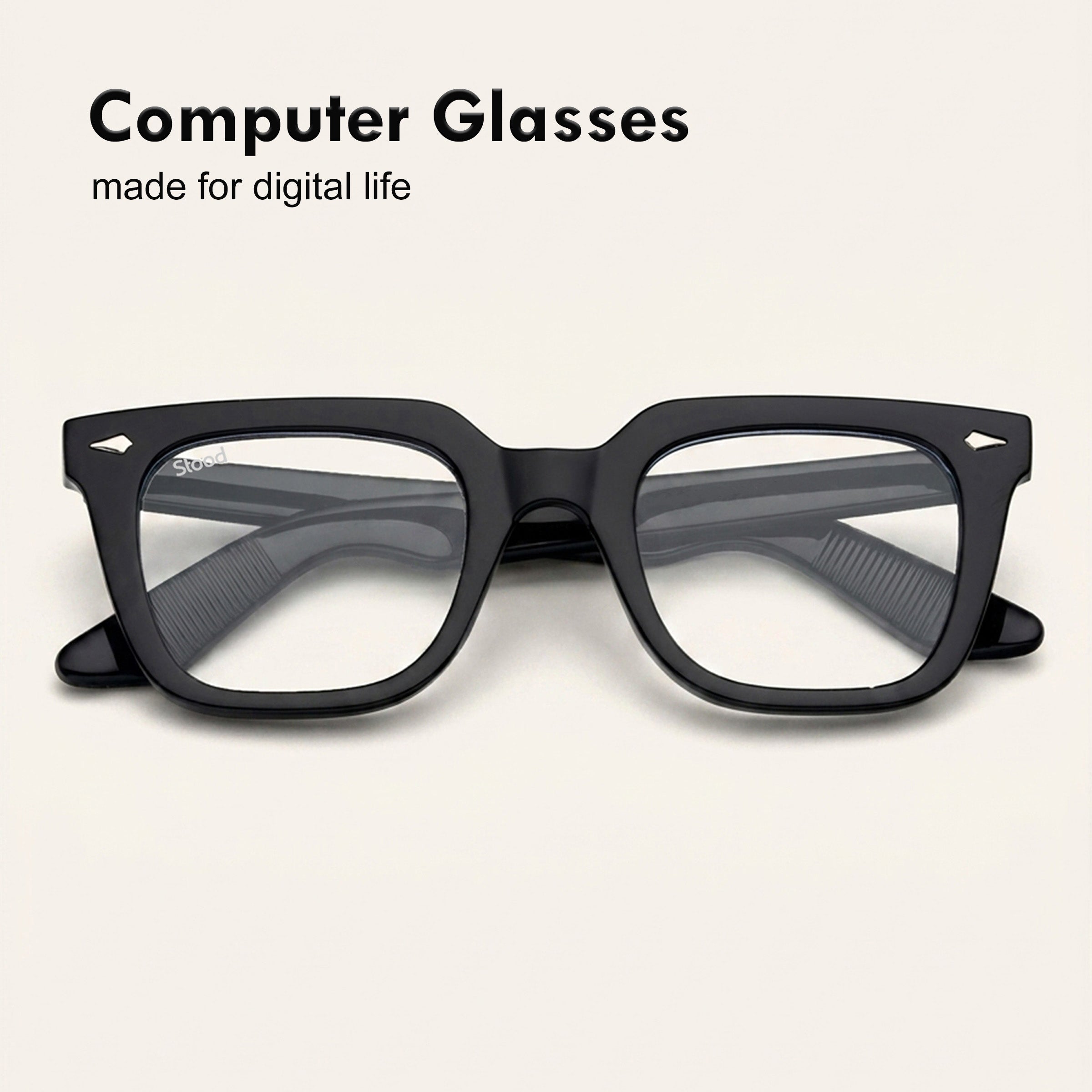 Stood Square Eye Protection Computer Glasses For Men & Women – SF-STD0013-C1