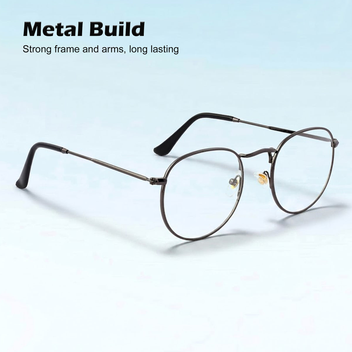 ROYAL SON Full Rim Round Spectacle Frame For Men and Women - RS007DP-SF