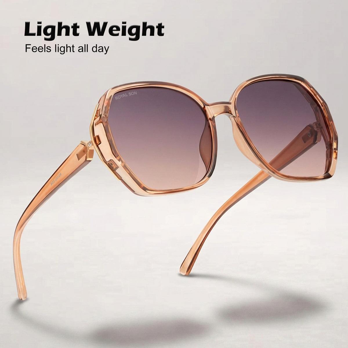 Royal Son Oversized Butterfly UV Protected Women Sunglasses - CHIWM00114-C3