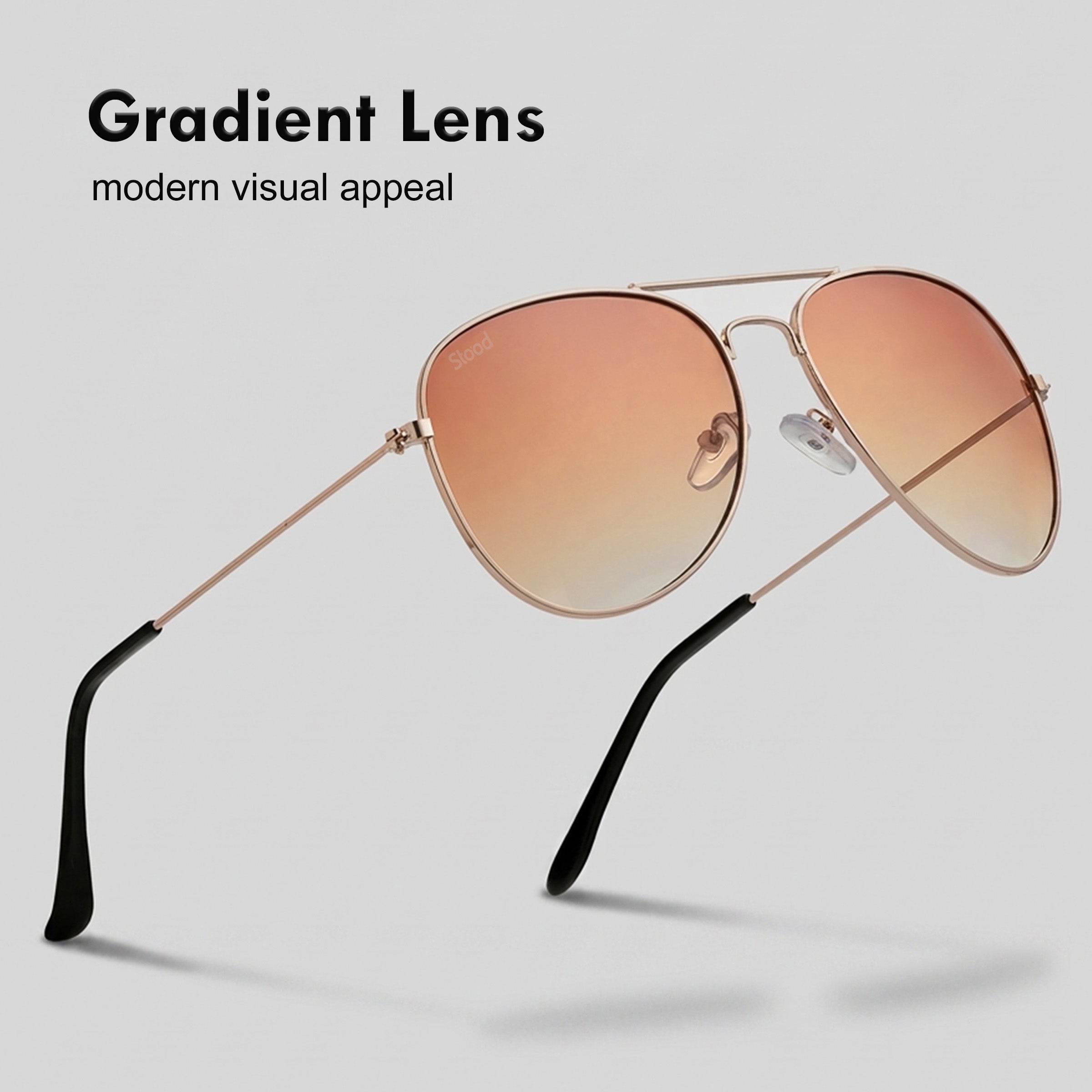 Stood Brown UV Protection Sunglasses For Men & Women Stylish – SG-STD0031-C5