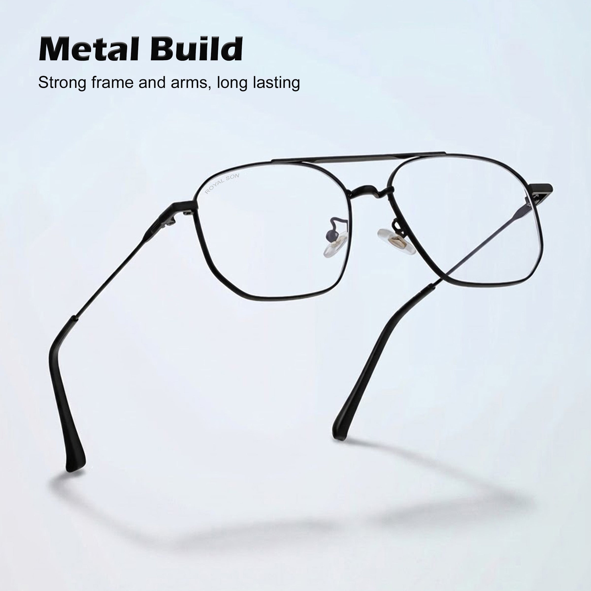 Royal Son Square Blue Ray Cut Men Women Eye Glasses - SF0020-C1