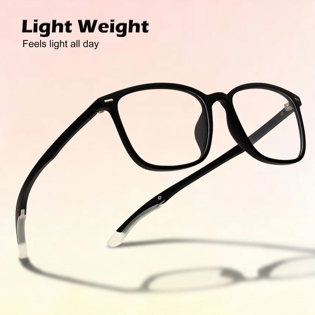 Royal Son Pilot Black Spectacles Frames Men Women - SF0061-C1