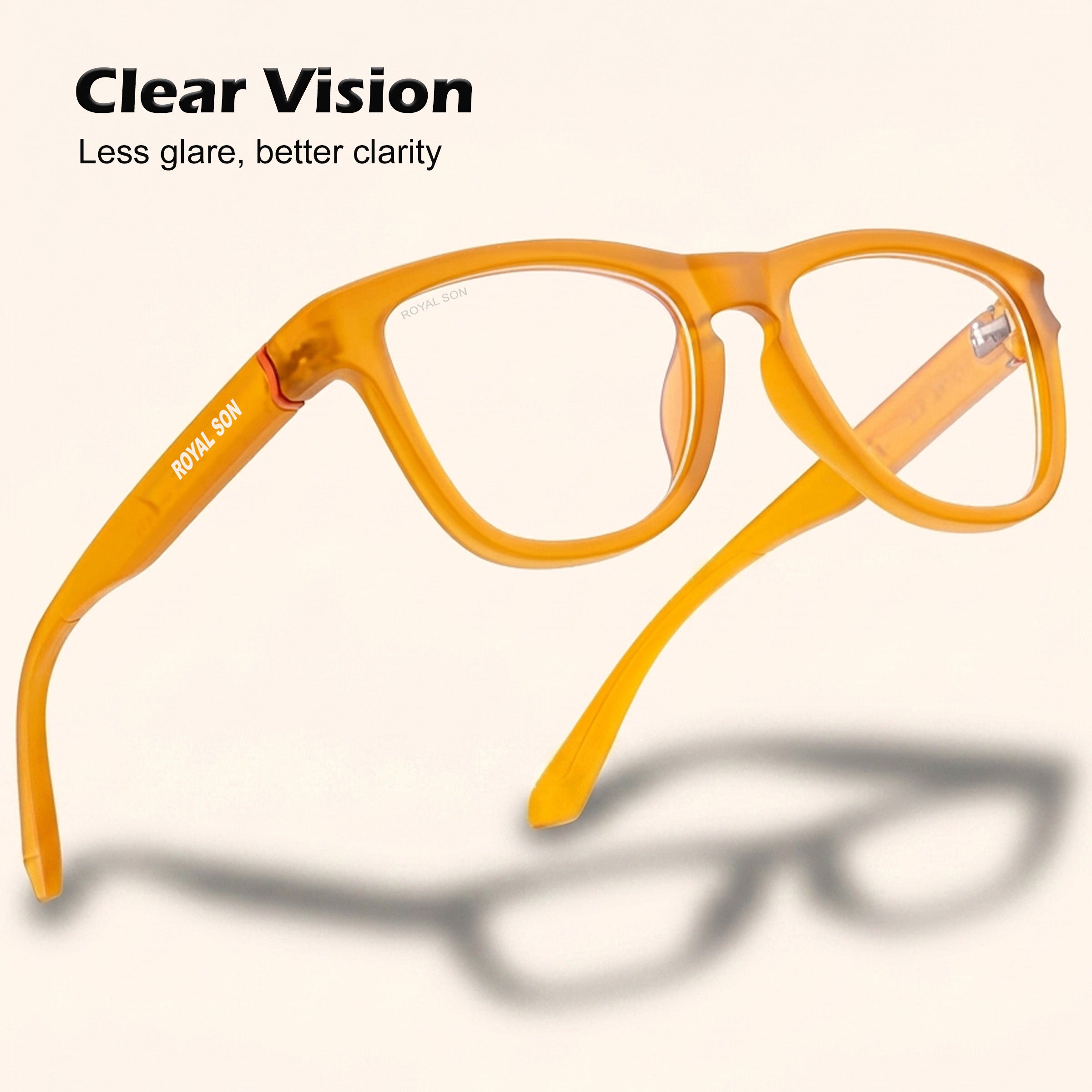 ROYAL SON Transparent Spectacles For Men Women - SF-RS2020-C13